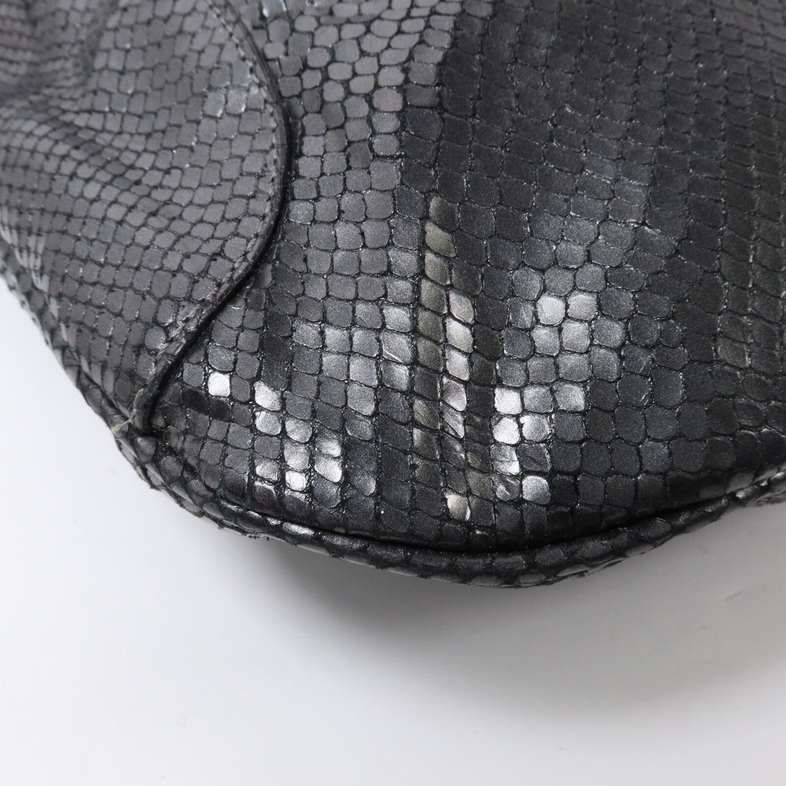BURBERRY 蛇皮皮革Hobo Bag肩背袋