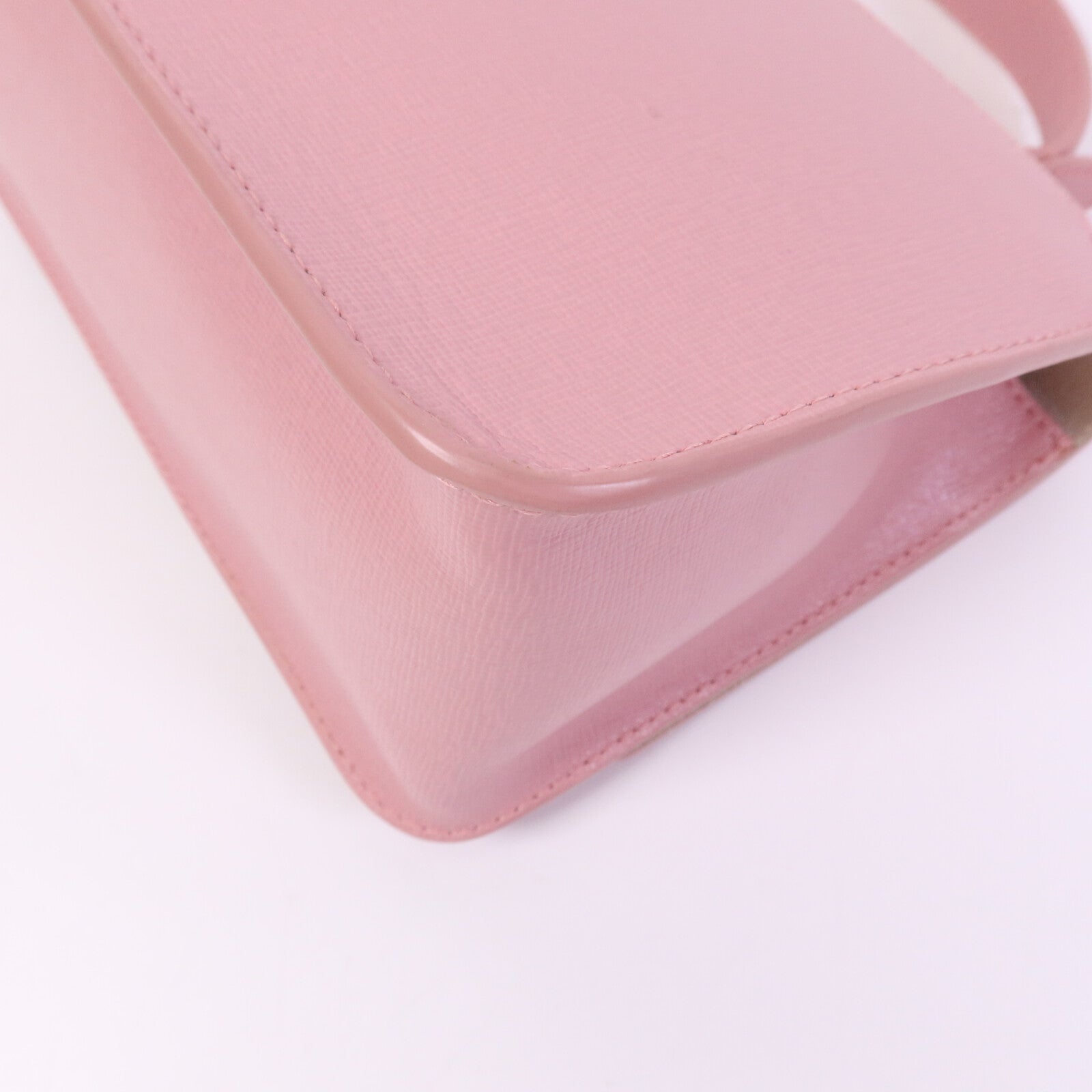 Furla 牛皮皮革Chain Shoulder Bag金扣鏈帶手挽肩背兩用袋