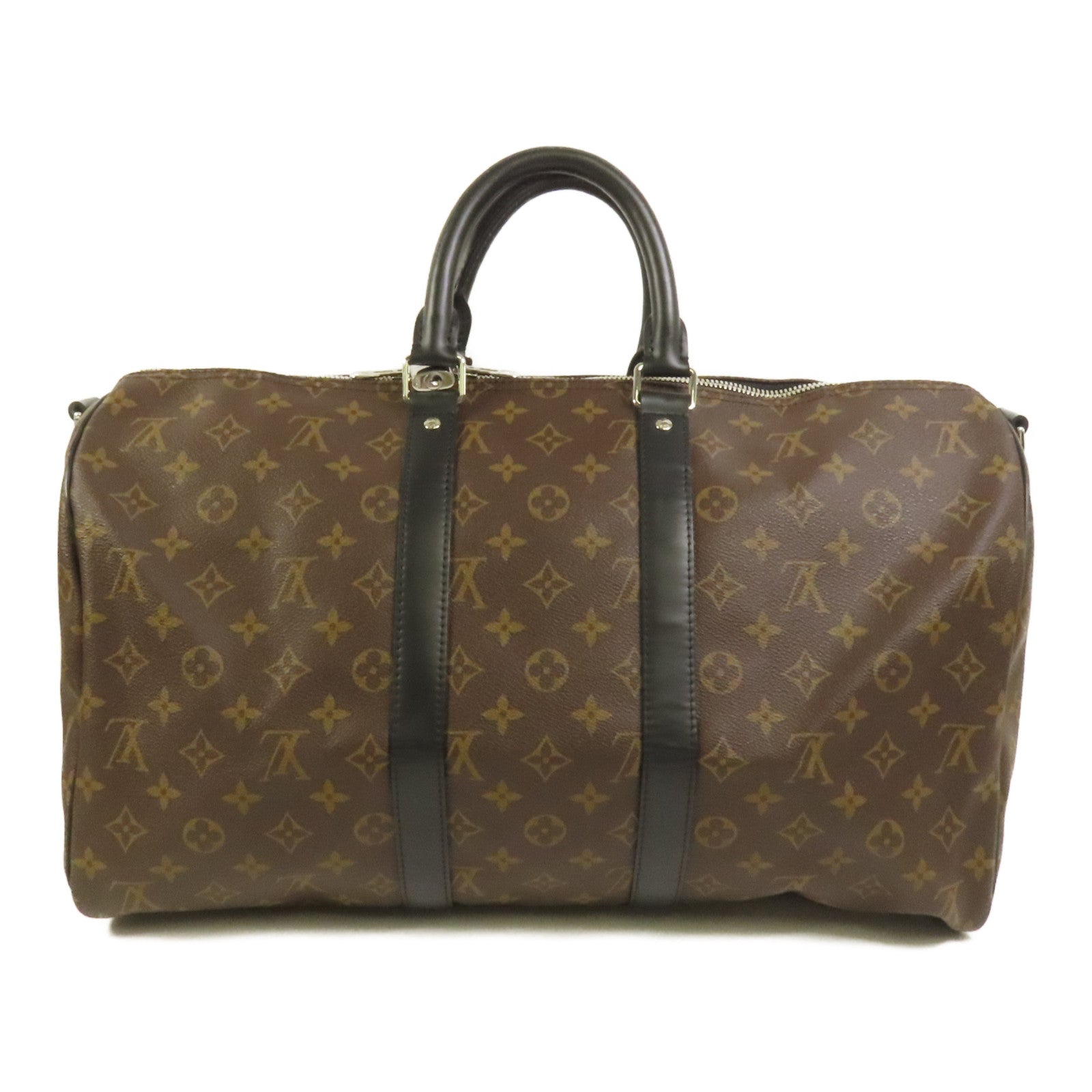LOUIS VUITTON Monogram Macassar Keepall Bandouliere 45手挽肩背兩用袋