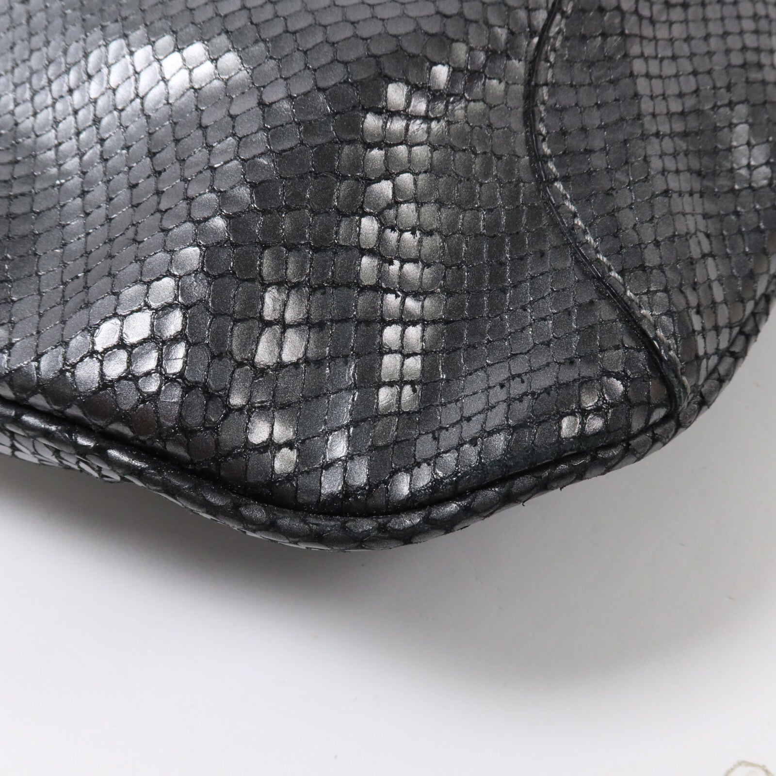 BURBERRY 蛇皮皮革Hobo Bag肩背袋