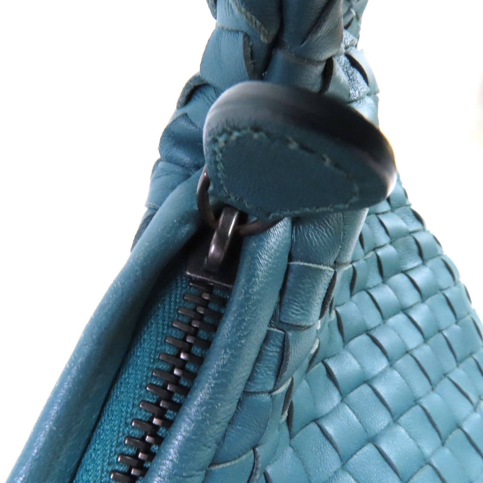 BOTTEGA VENETA 織紋皮革Intrecciato Shoulder Bag肩背袋綠色