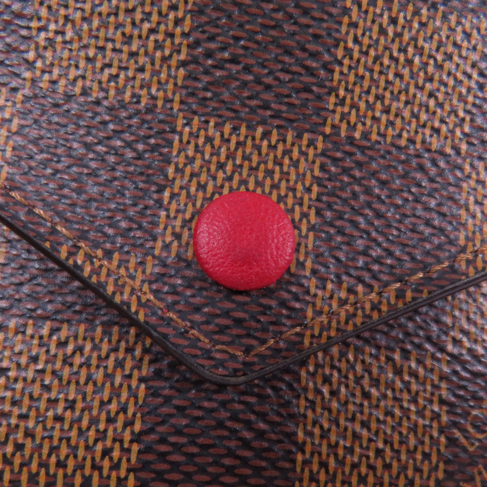 LOUIS VUITTON Damier Victorine Wallet金扣銀包