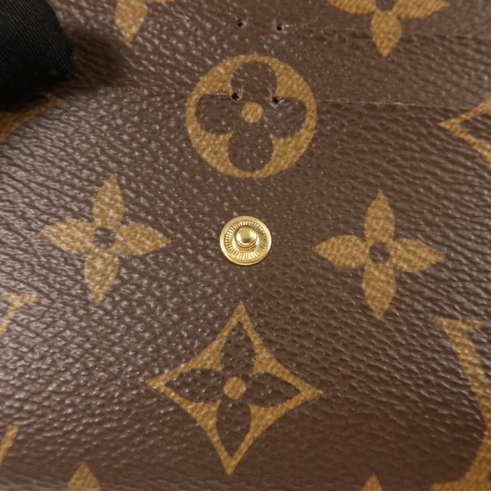 LOUIS VUITTON Monogram Emilie金扣長錢包