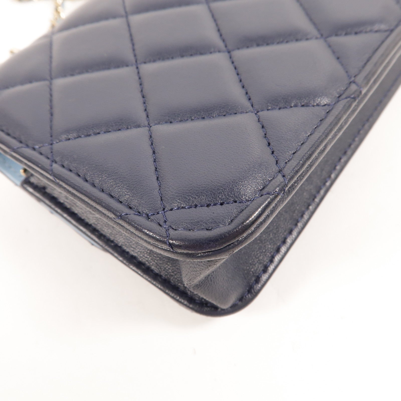 CHANEL 羊皮皮革Mini Flap手挽肩背兩用袋