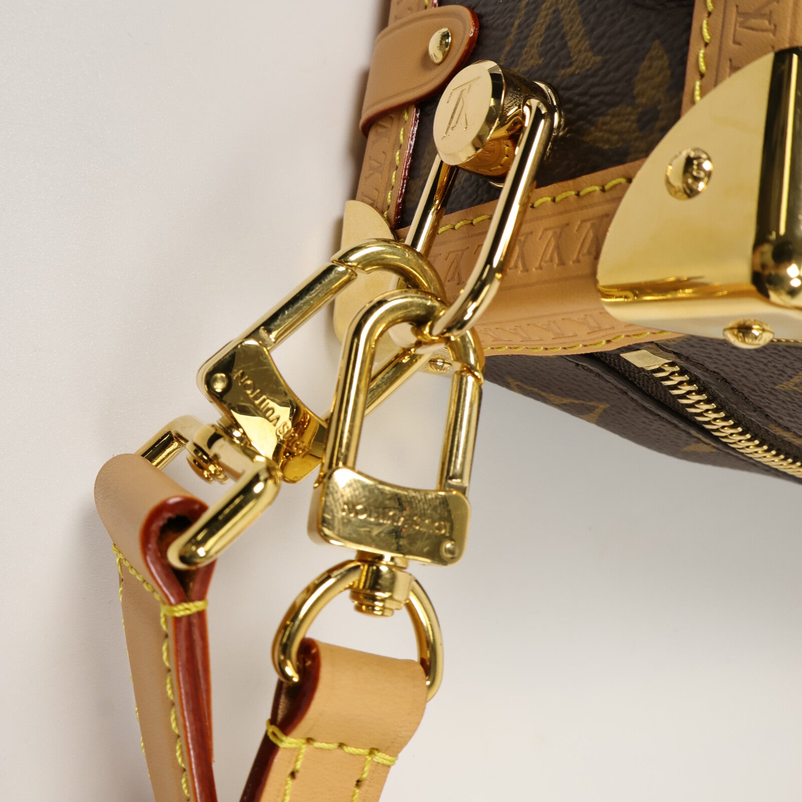 LOUIS VUITTON Monogram Side Trunk MM 手挽肩背兩用袋