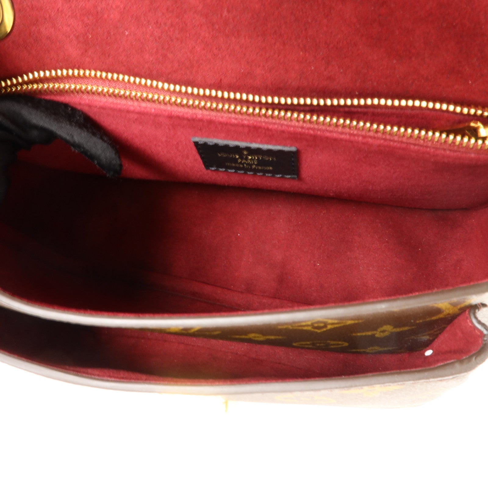 LOUIS VUITTON Monogram Passy金扣肩背袋棕色