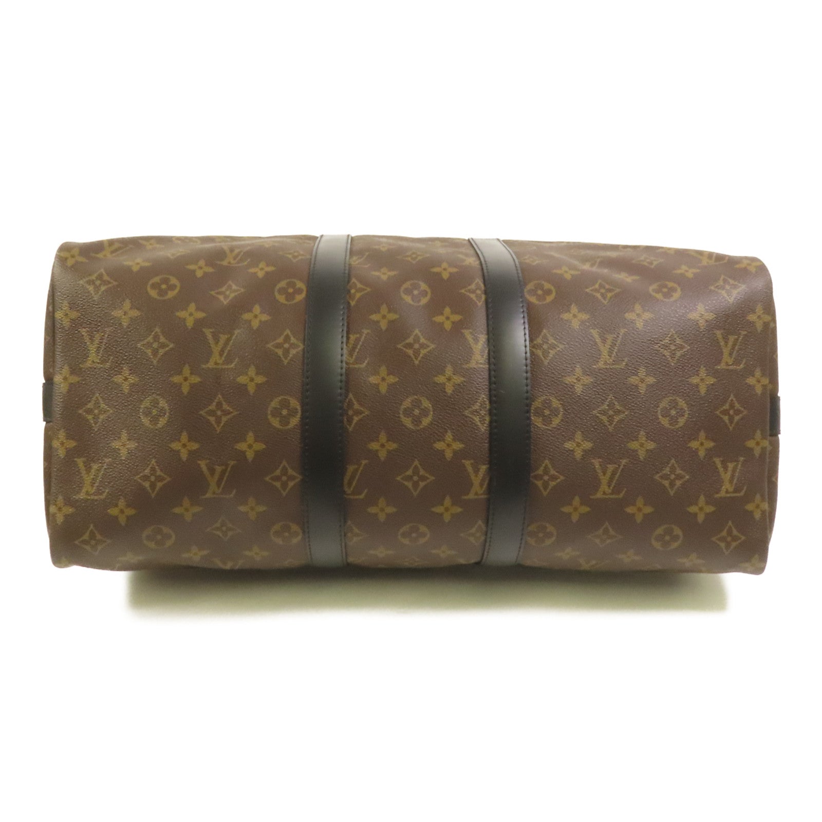 LOUIS VUITTON Monogram Macassar Keepall Bandouliere 45手挽肩背兩用袋