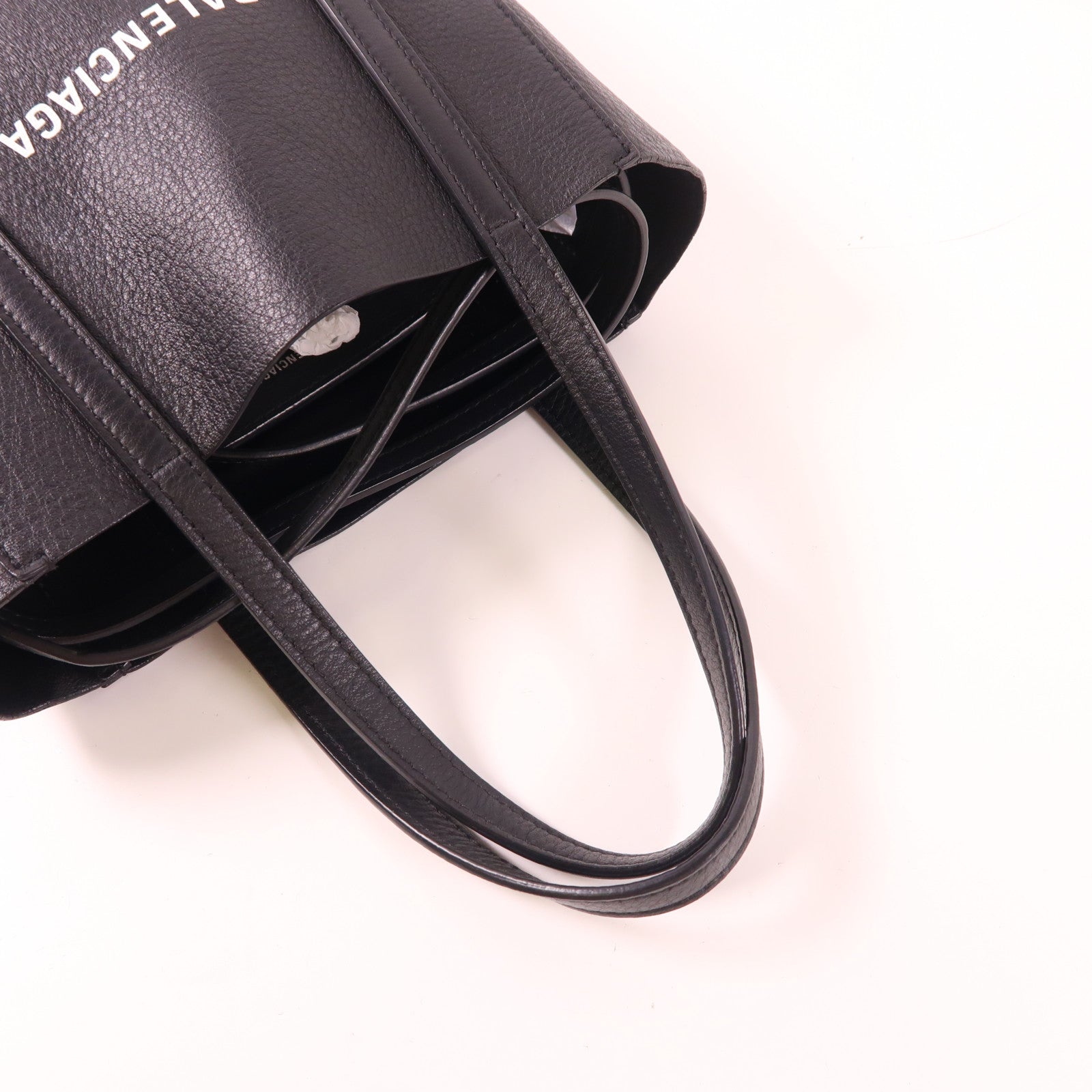 BALENCIAGA 2 Way Shoulder Bag 551815 Calfskin Leather Black