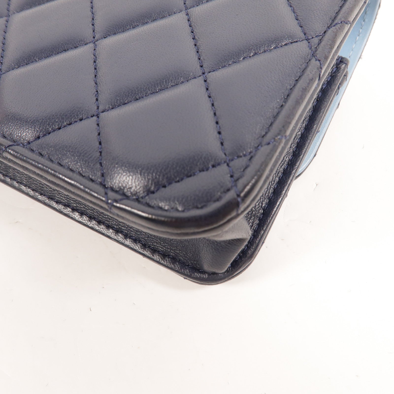 CHANEL 羊皮皮革Mini Flap手挽肩背兩用袋