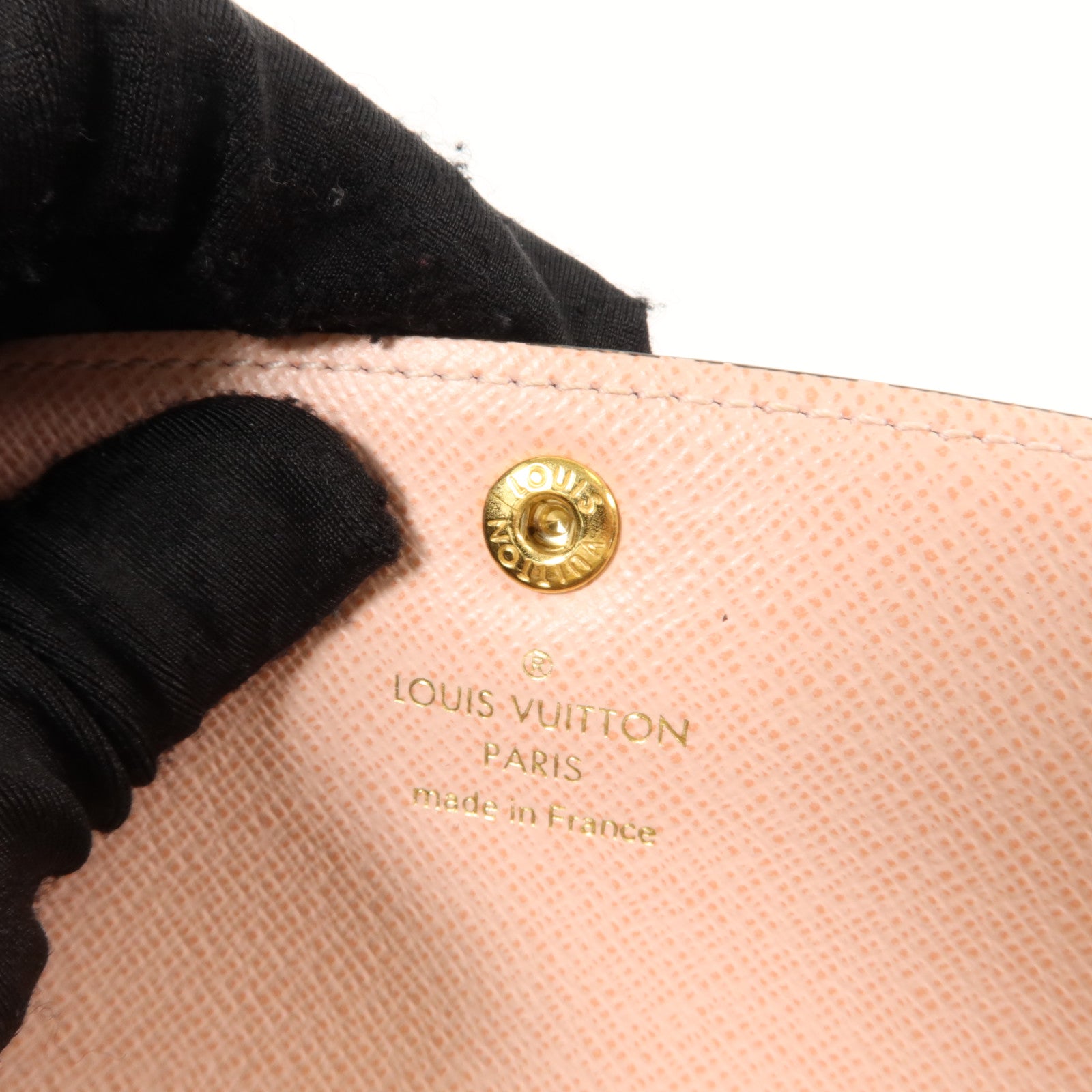 LOUIS VUITTON Monogram Emilie金扣長錢包