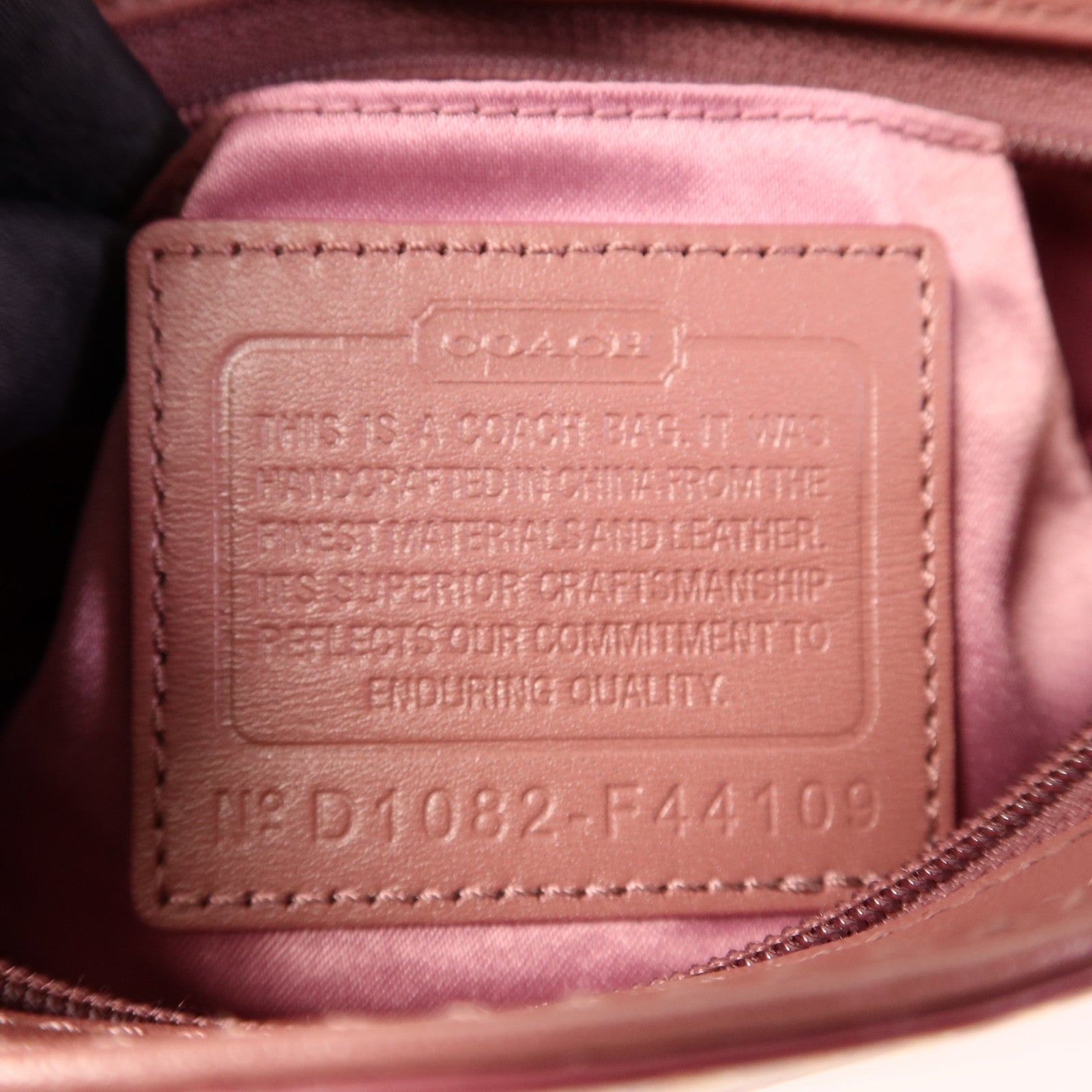 COACH 布料Zoe Handbag銀扣手挽袋