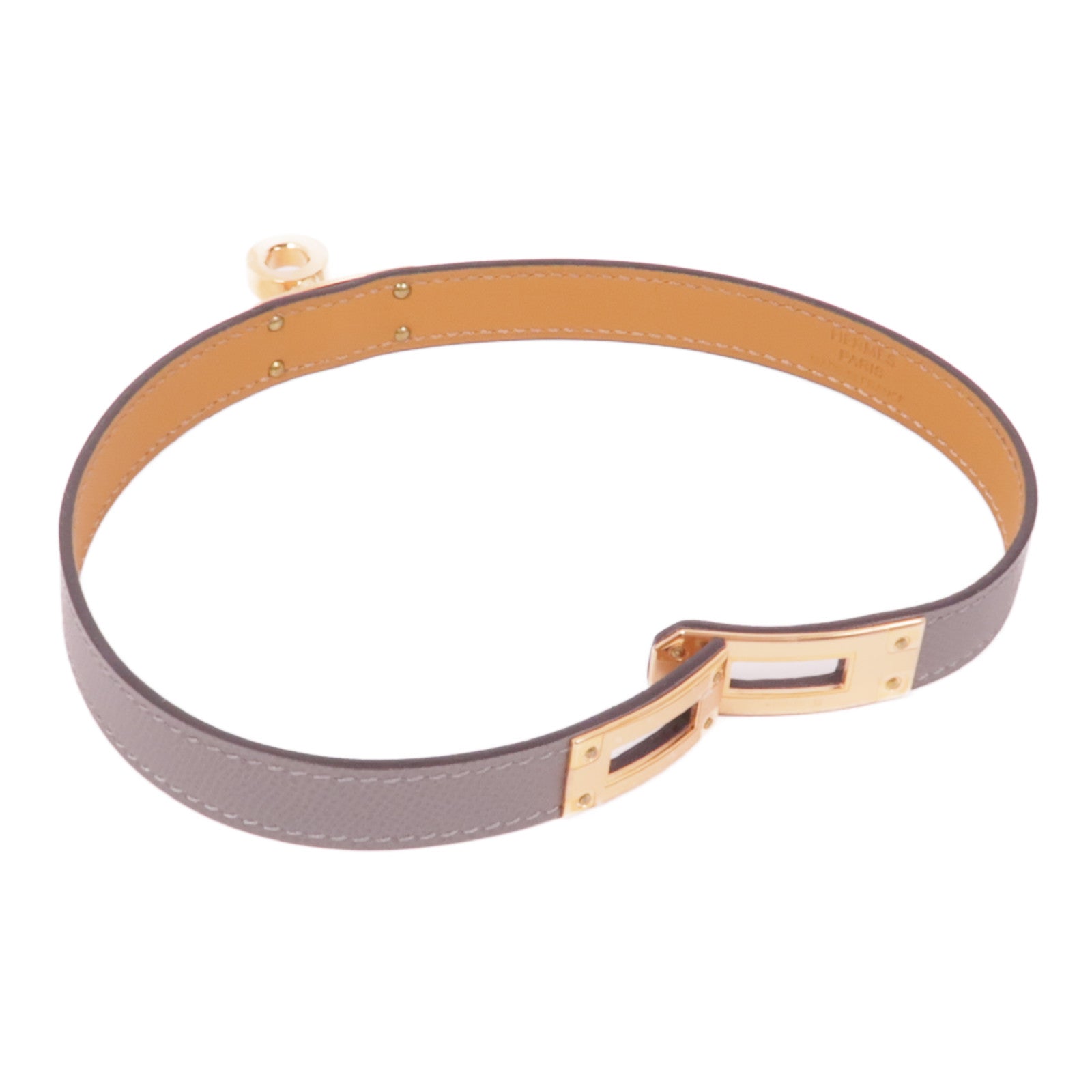 HERMES Epsom皮革Kelly Double Tour 手鐲