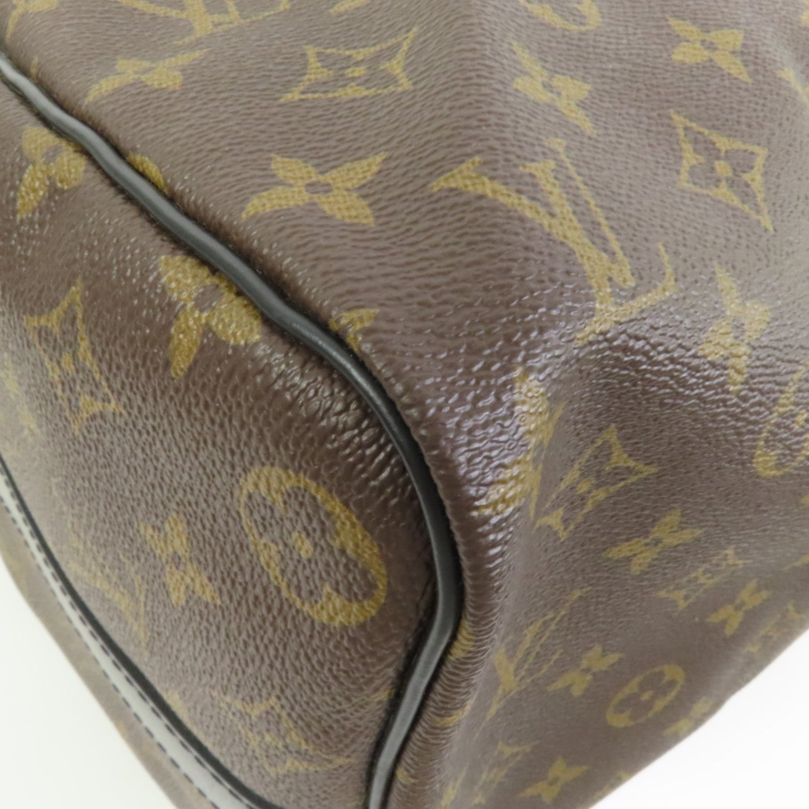 LOUIS VUITTON Monogram Macassar Keepall Bandouliere 45手挽肩背兩用袋