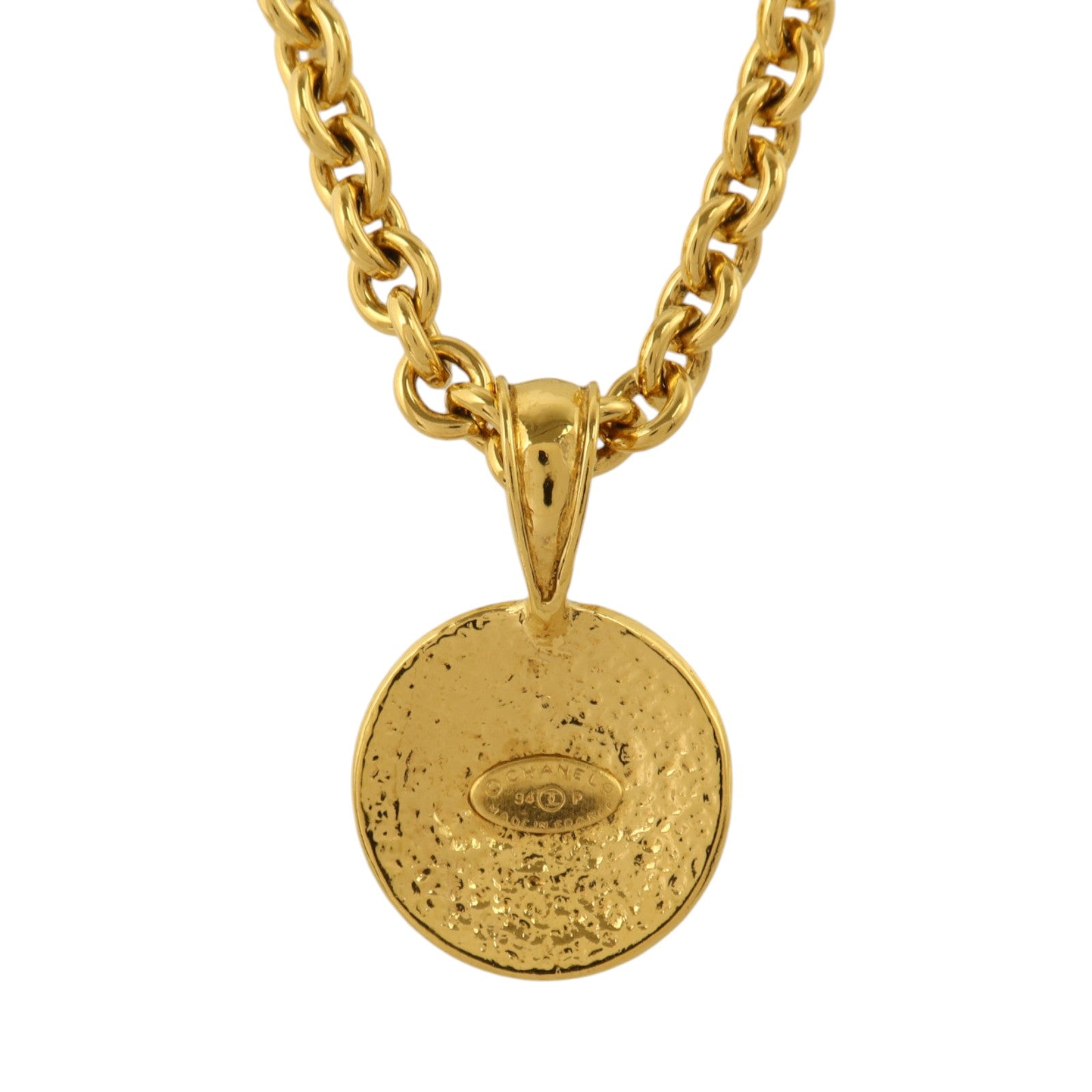 CHANEL 金屬Necklace金扣項鏈
