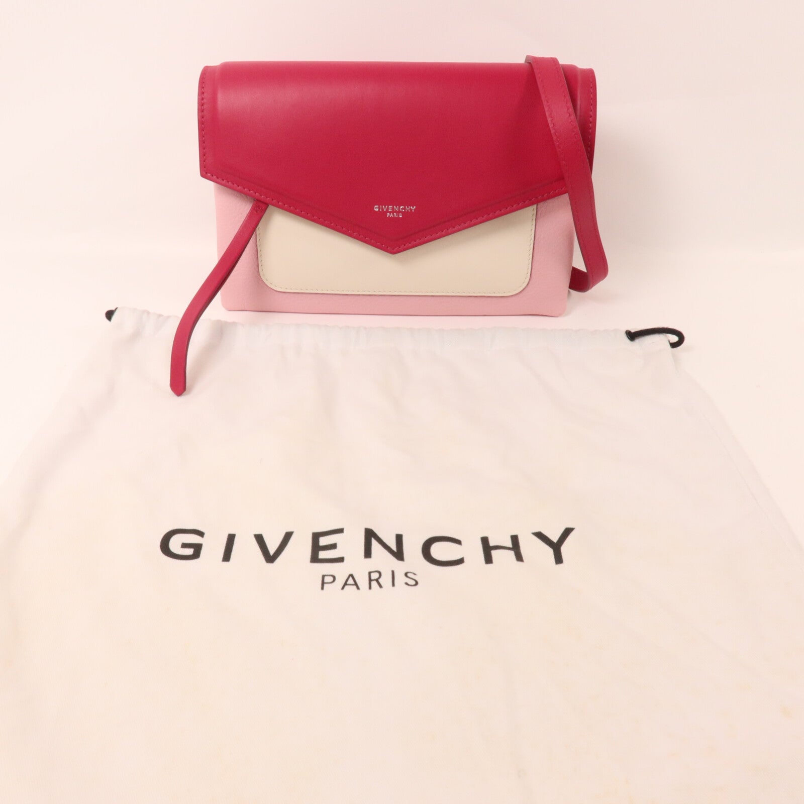 GIVENCHY 牛皮皮革Duetto肩背袋