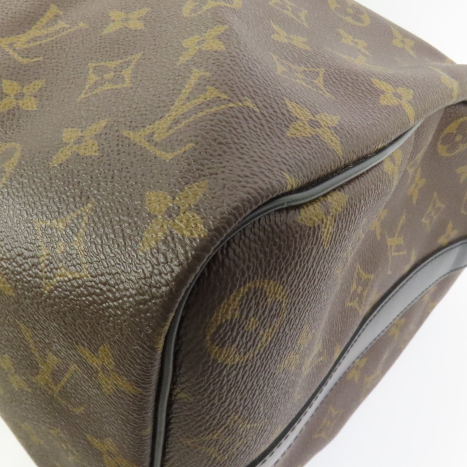 LOUIS VUITTON Monogram Macassar Keepall Bandouliere 45手挽肩背兩用袋