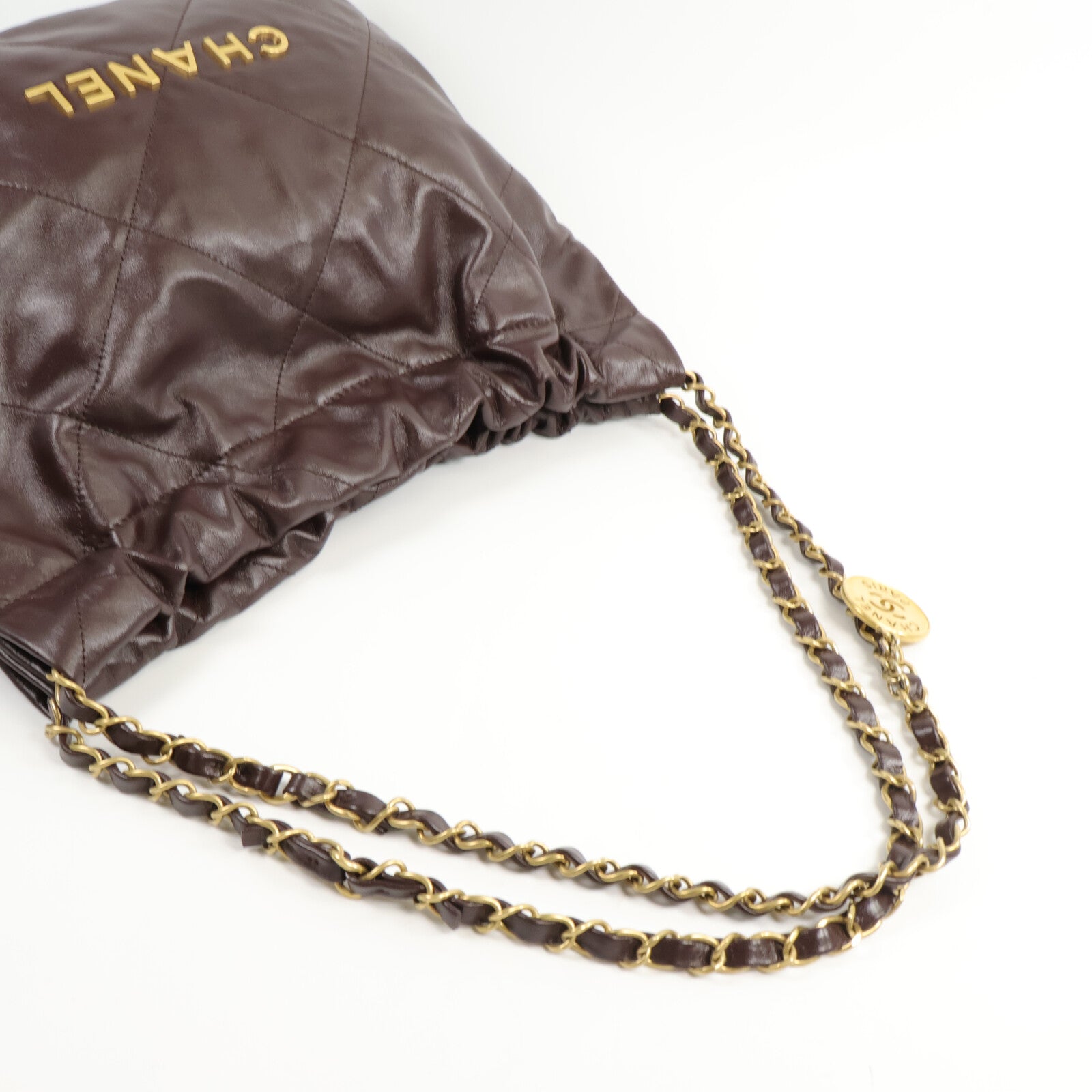 CHANEL 牛皮皮革Chanel 22 Small鏈帶肩背袋