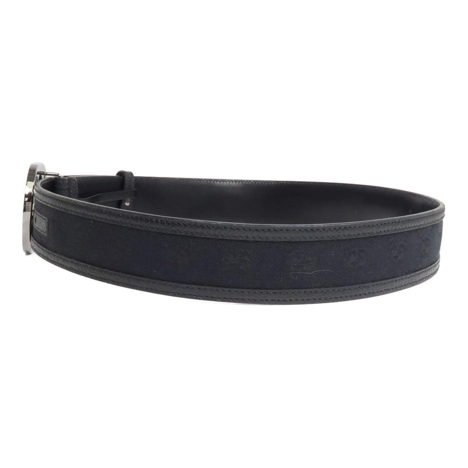 GUCCI 帆布/皮革Interlocking GG Belt腰帶