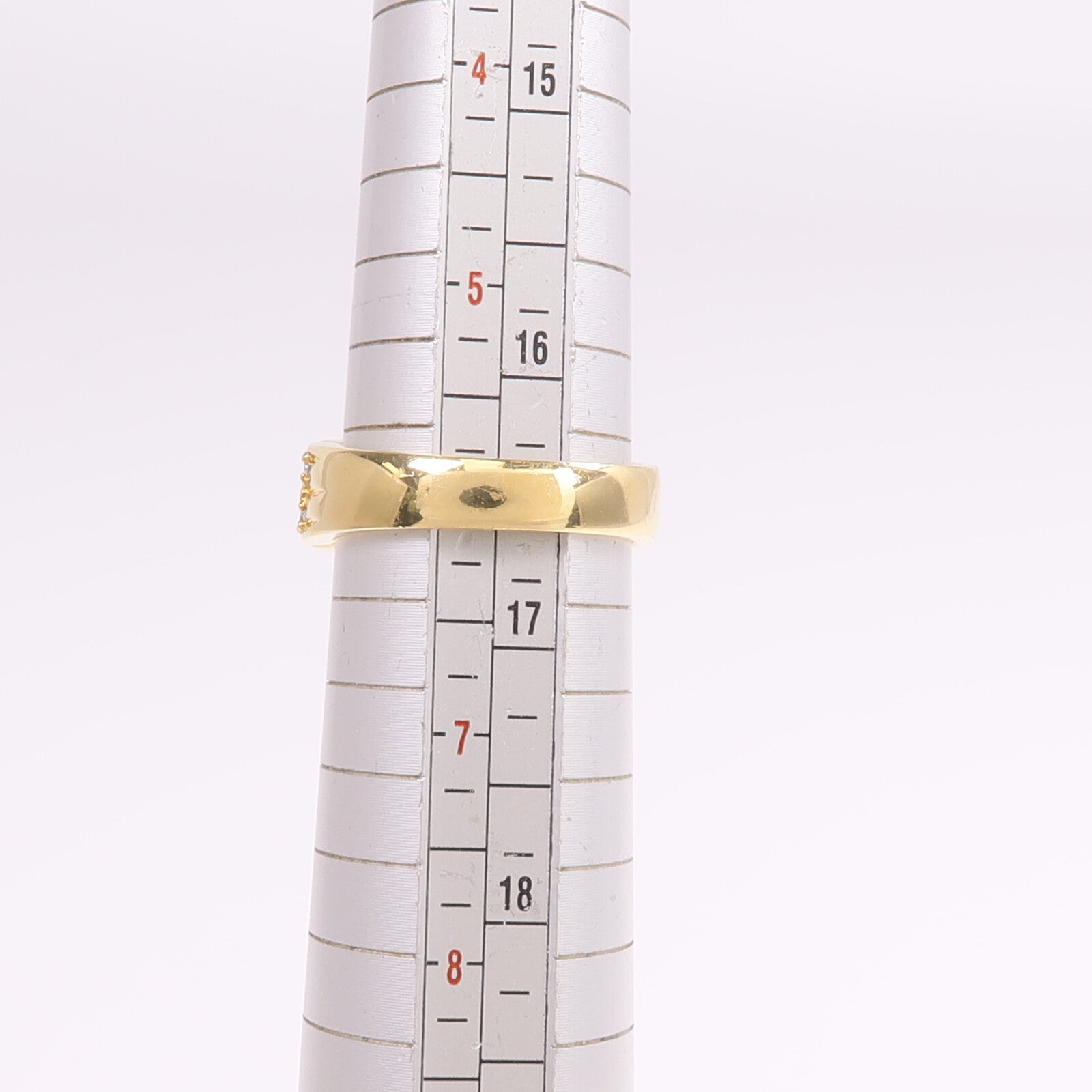 JEWELRY 18K黃金Ruby Diamond Ring紅寶石/鑽石戒指US#6