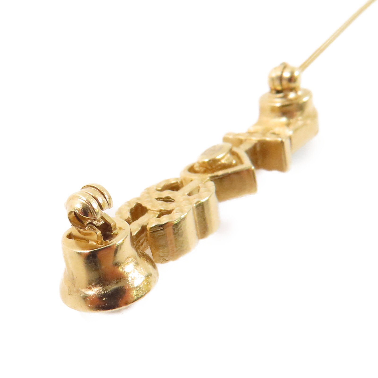 CHANEL 金屬/PVC Brooch Pin胸針