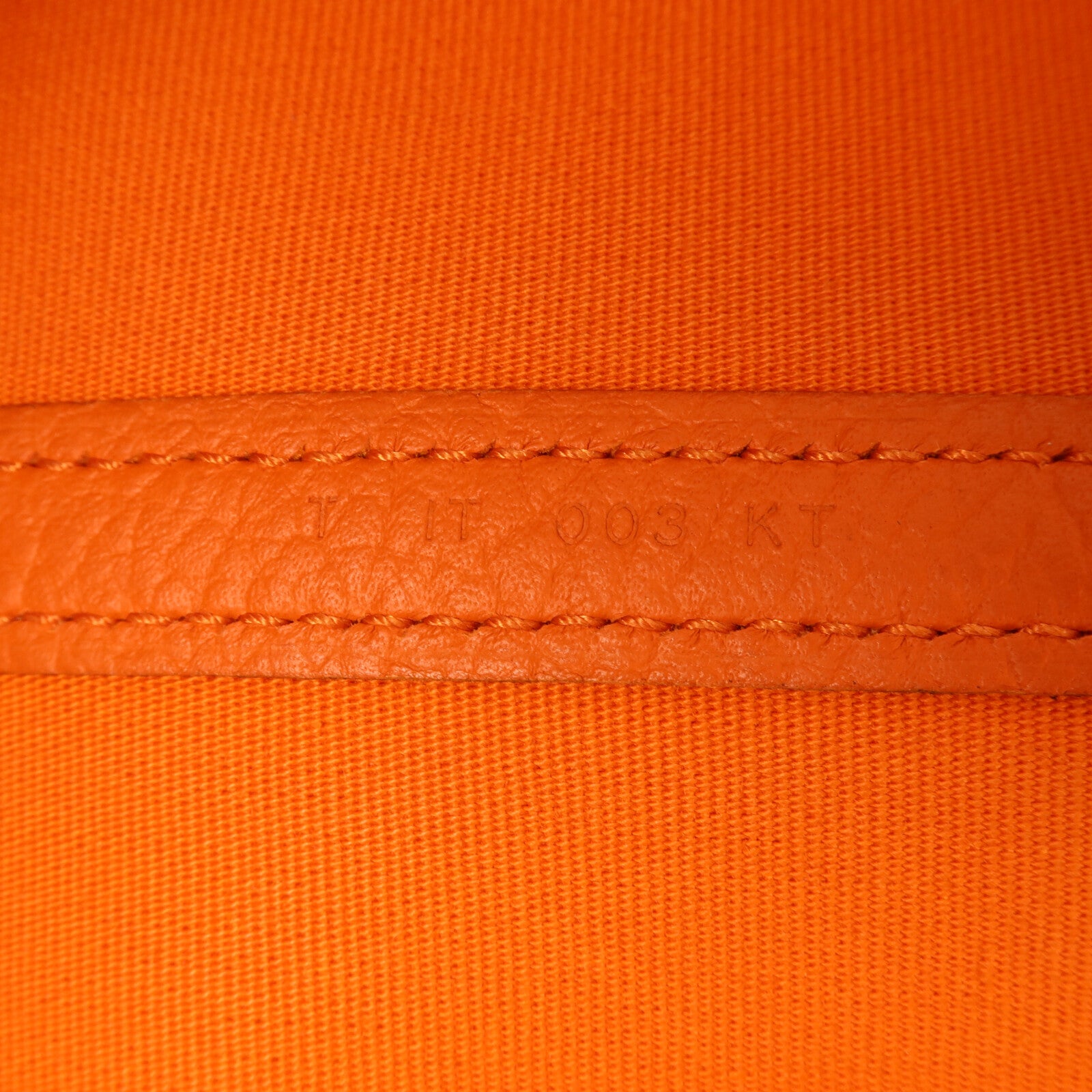 HERMES 帆布Garden Party PM手挽袋Orange