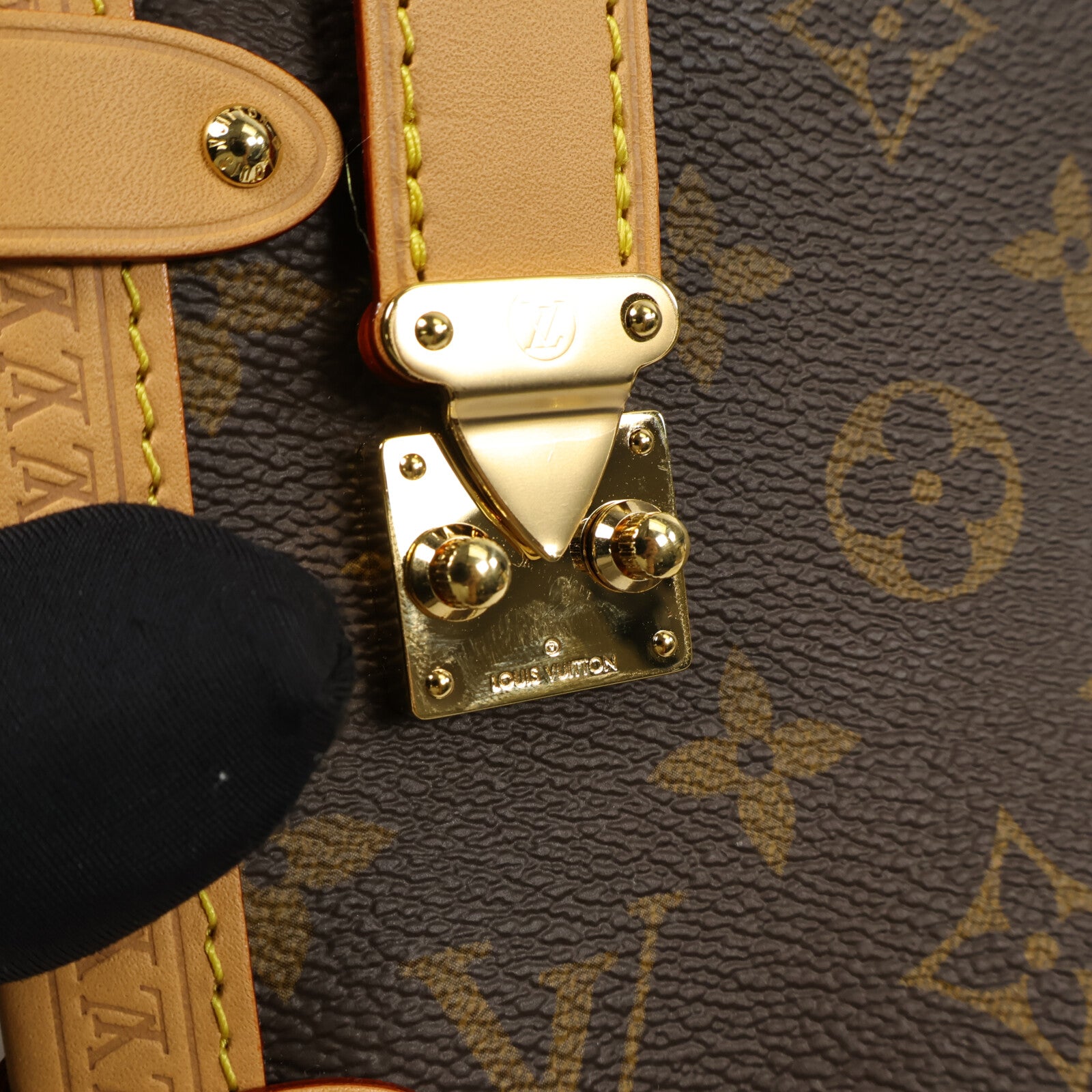 LOUIS VUITTON Monogram Side Trunk MM 手挽肩背兩用袋