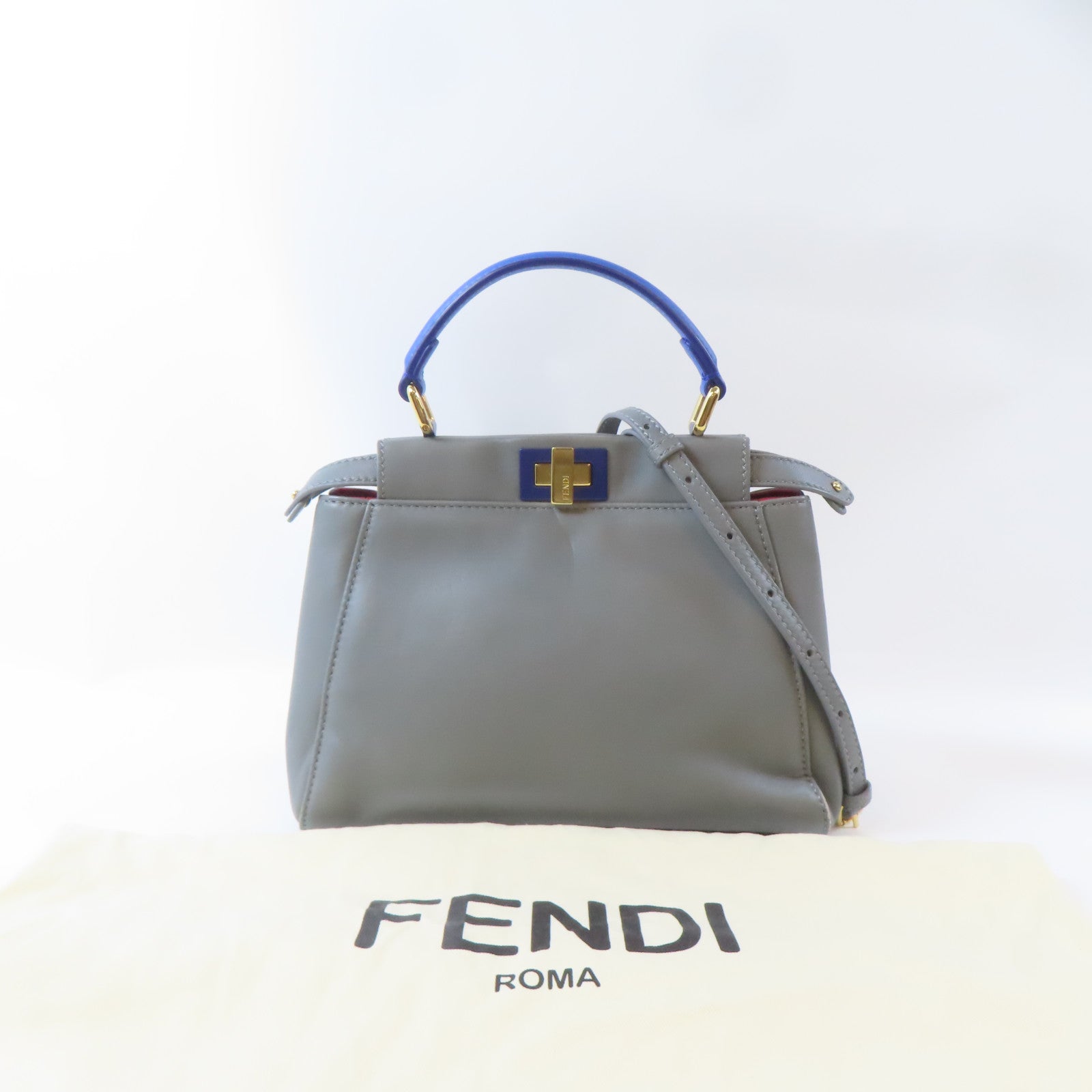 Fendi First小号手袋-黑色皮革手袋-女士手袋-FENDI芬迪中国官网