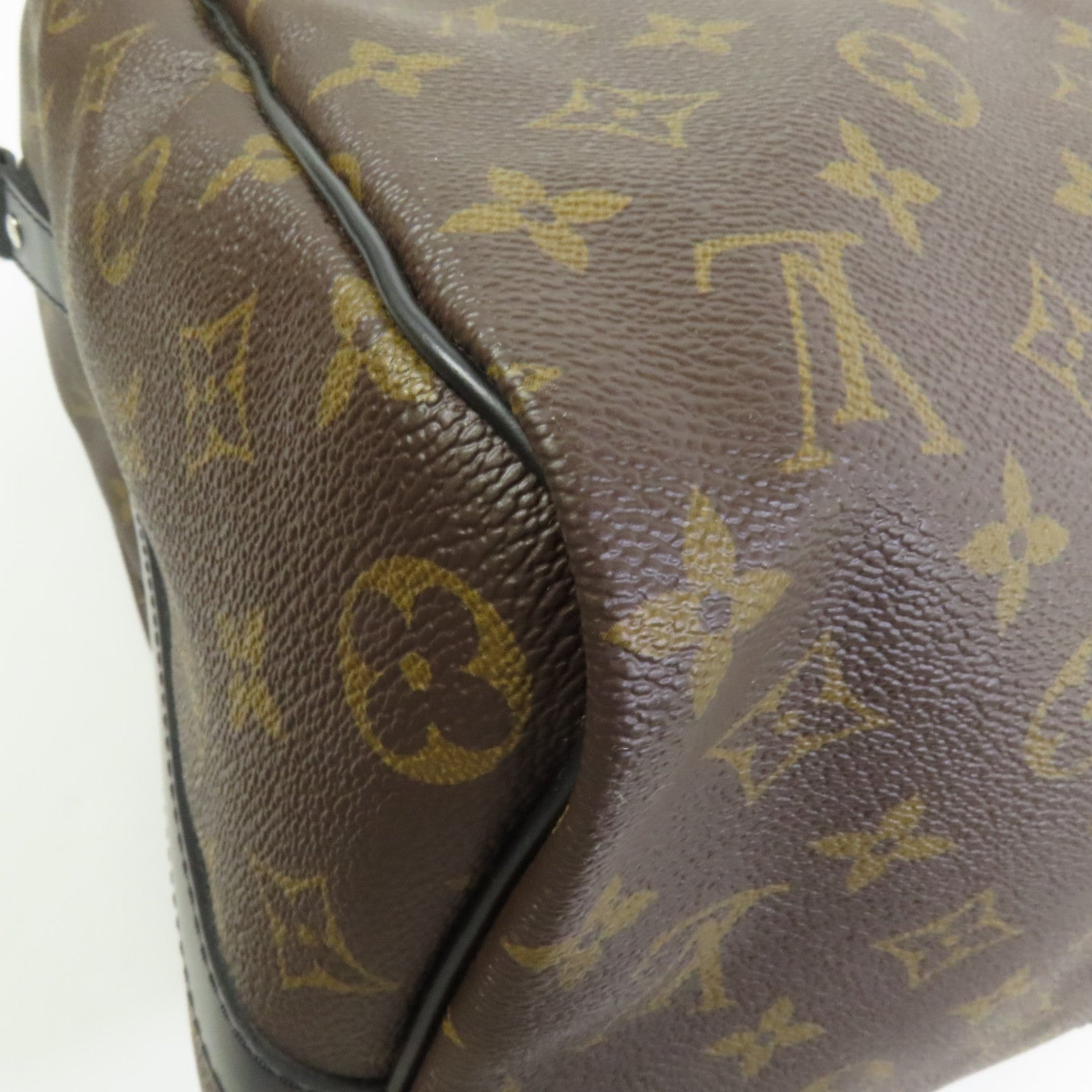 LOUIS VUITTON Monogram Macassar Keepall Bandouliere 45手挽肩背兩用袋