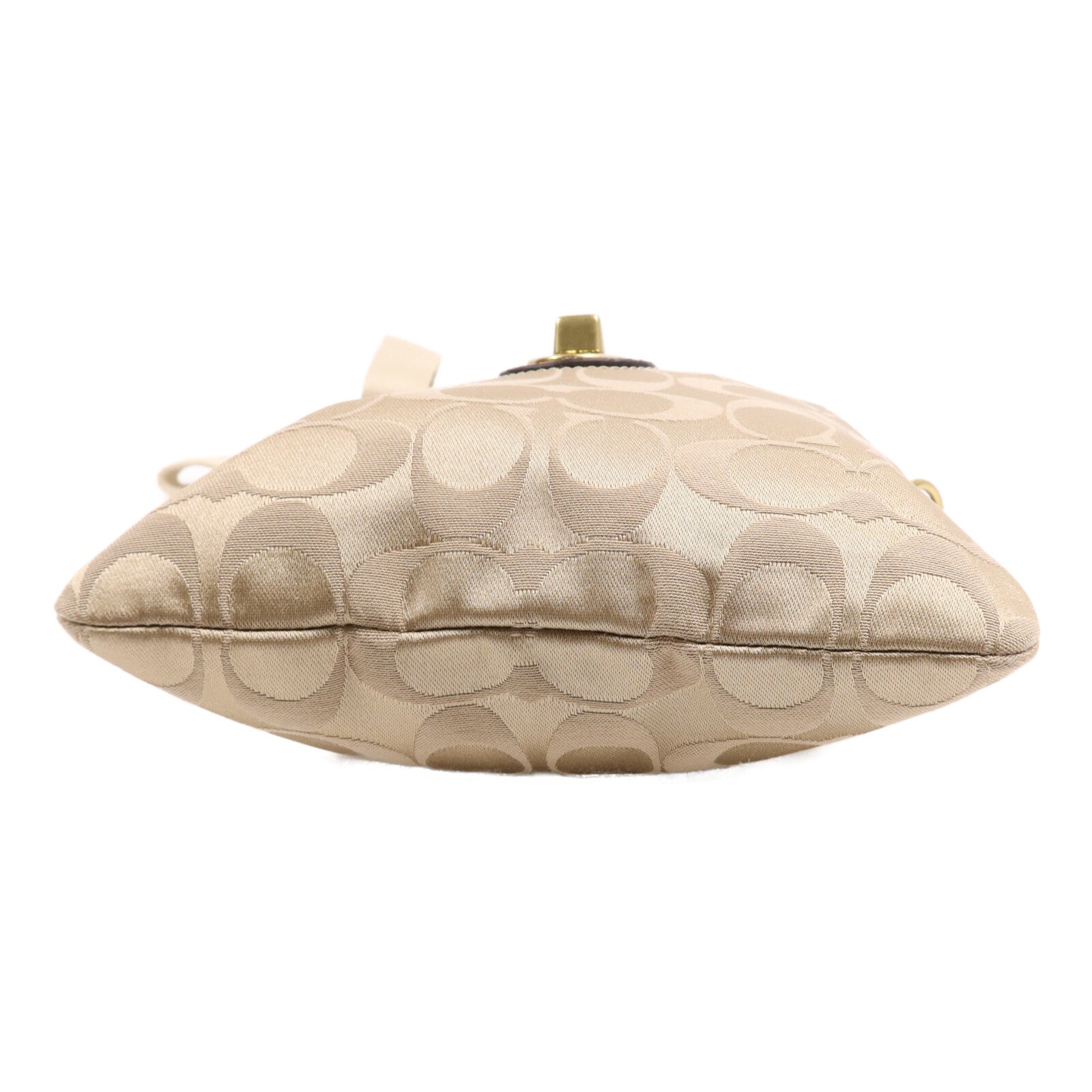 COACH 帆布Shoulder Bag金扣肩背袋