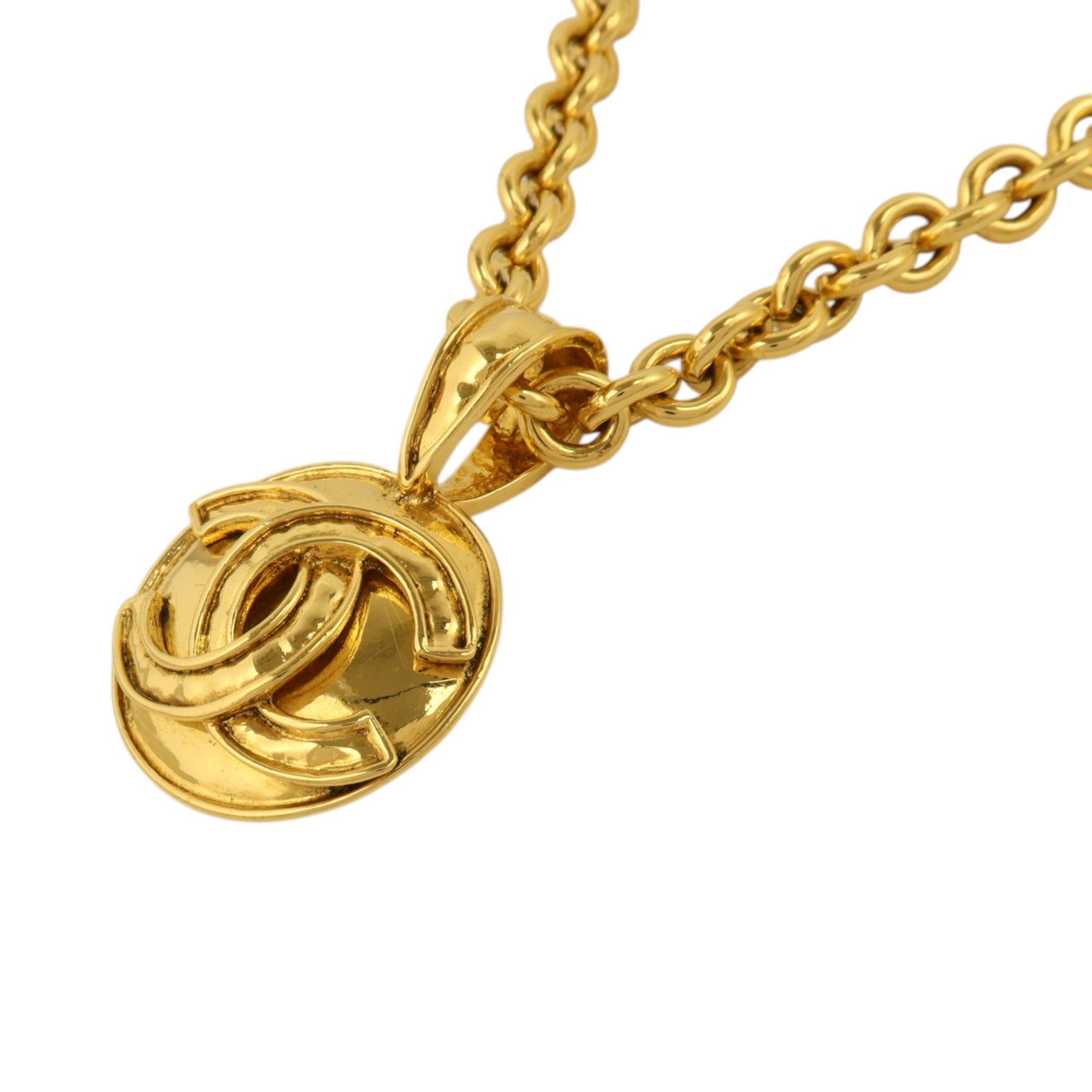 CHANEL 金屬Necklace金扣項鏈
