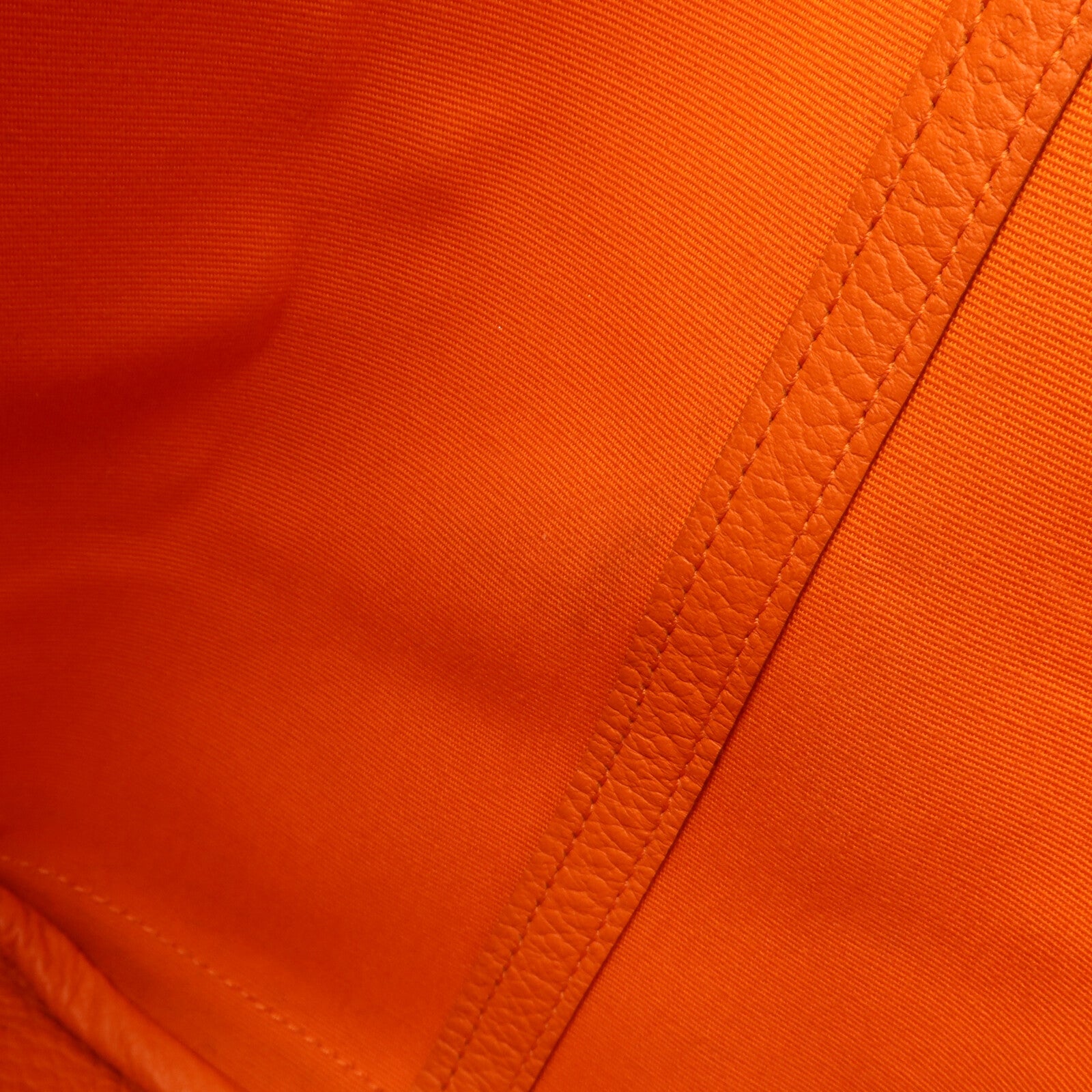 HERMES 帆布Garden Party PM手挽袋Orange