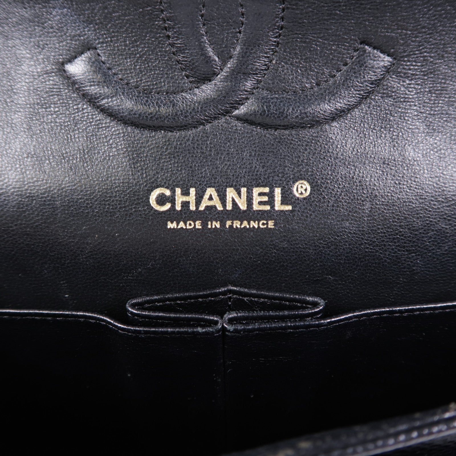 CHANEL 牛皮皮革Classic 25金扣鏈帶肩背袋
