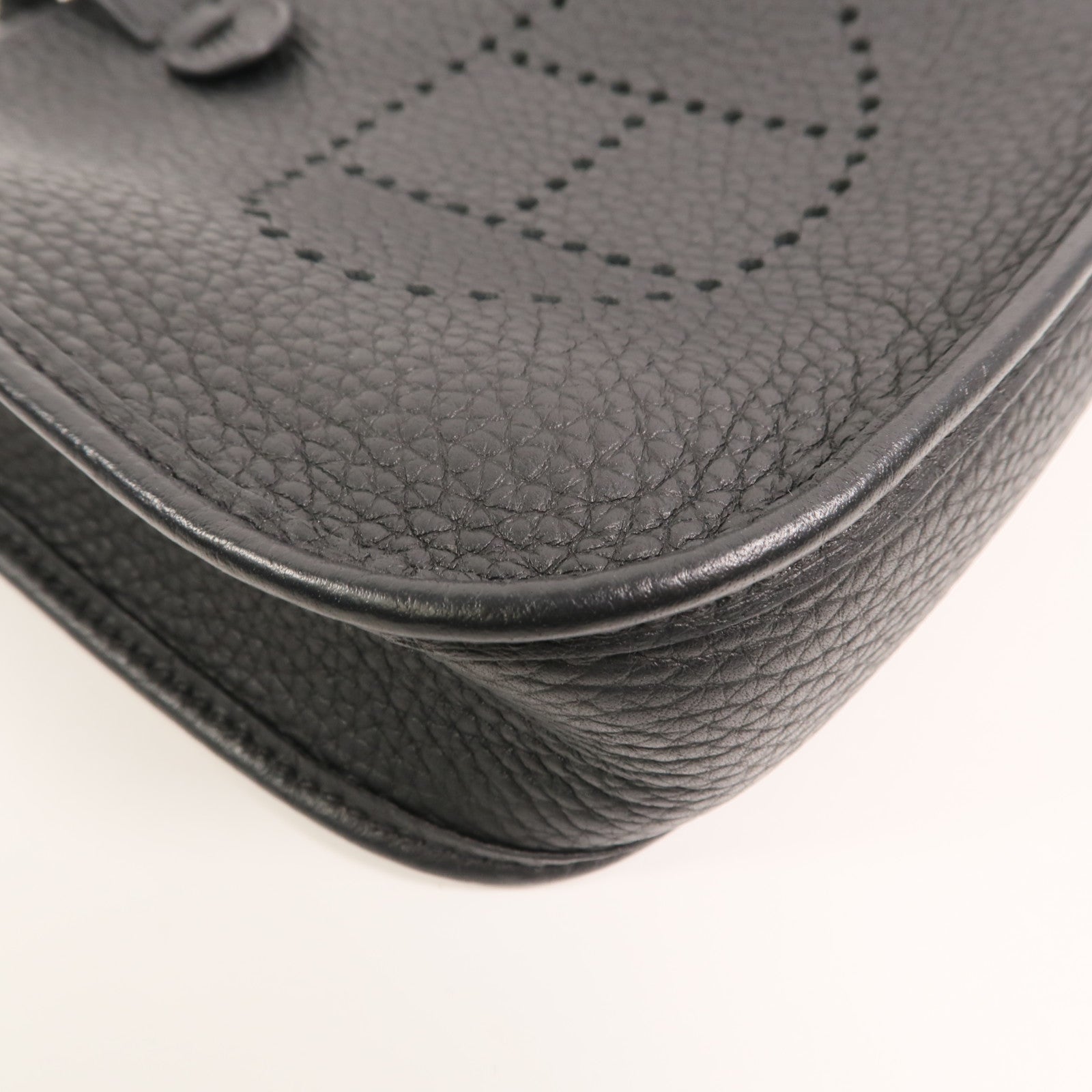 HERMES Clemence皮革Evelyne TPM肩背袋Noir