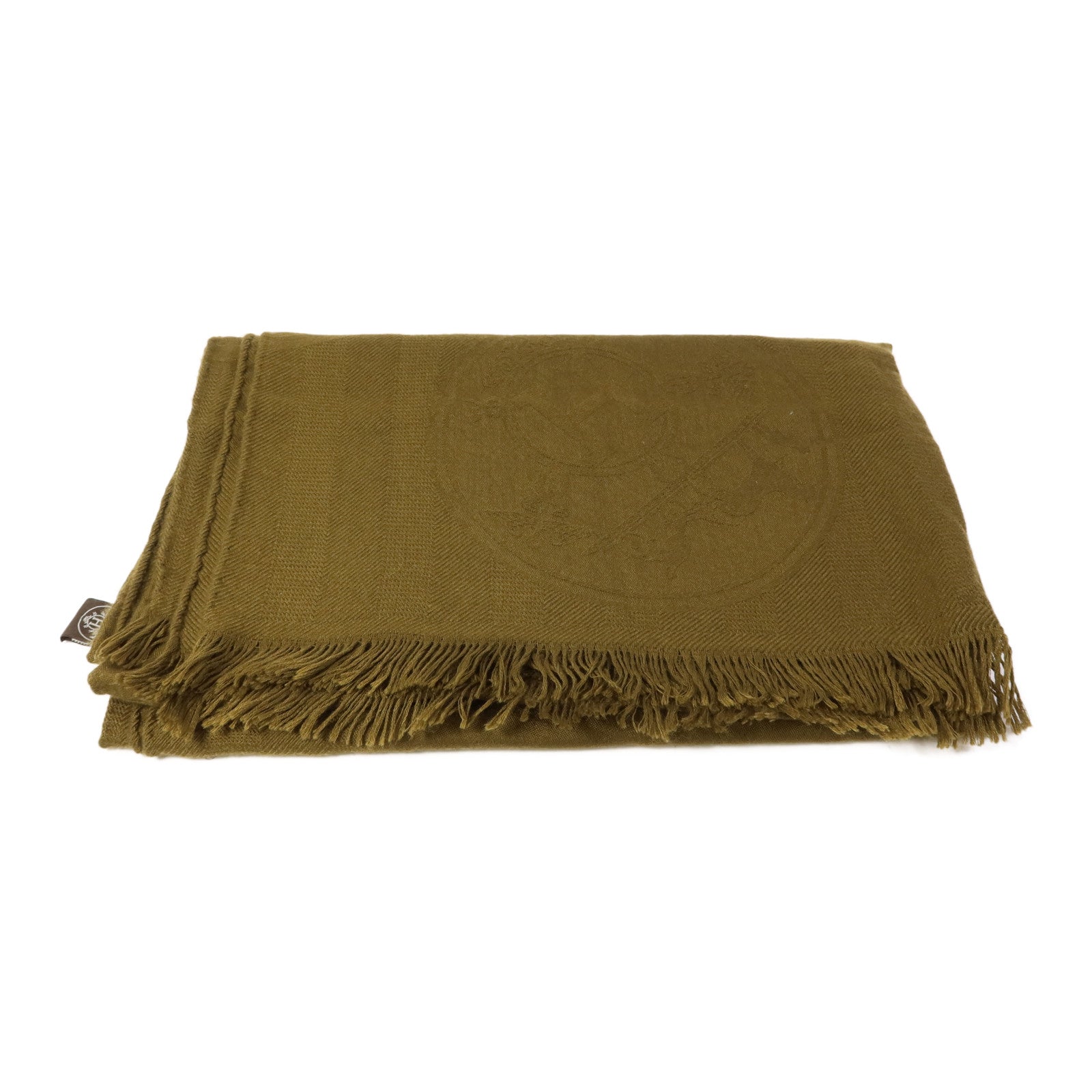 HERMES 羊絨/絲質Scarf頸巾