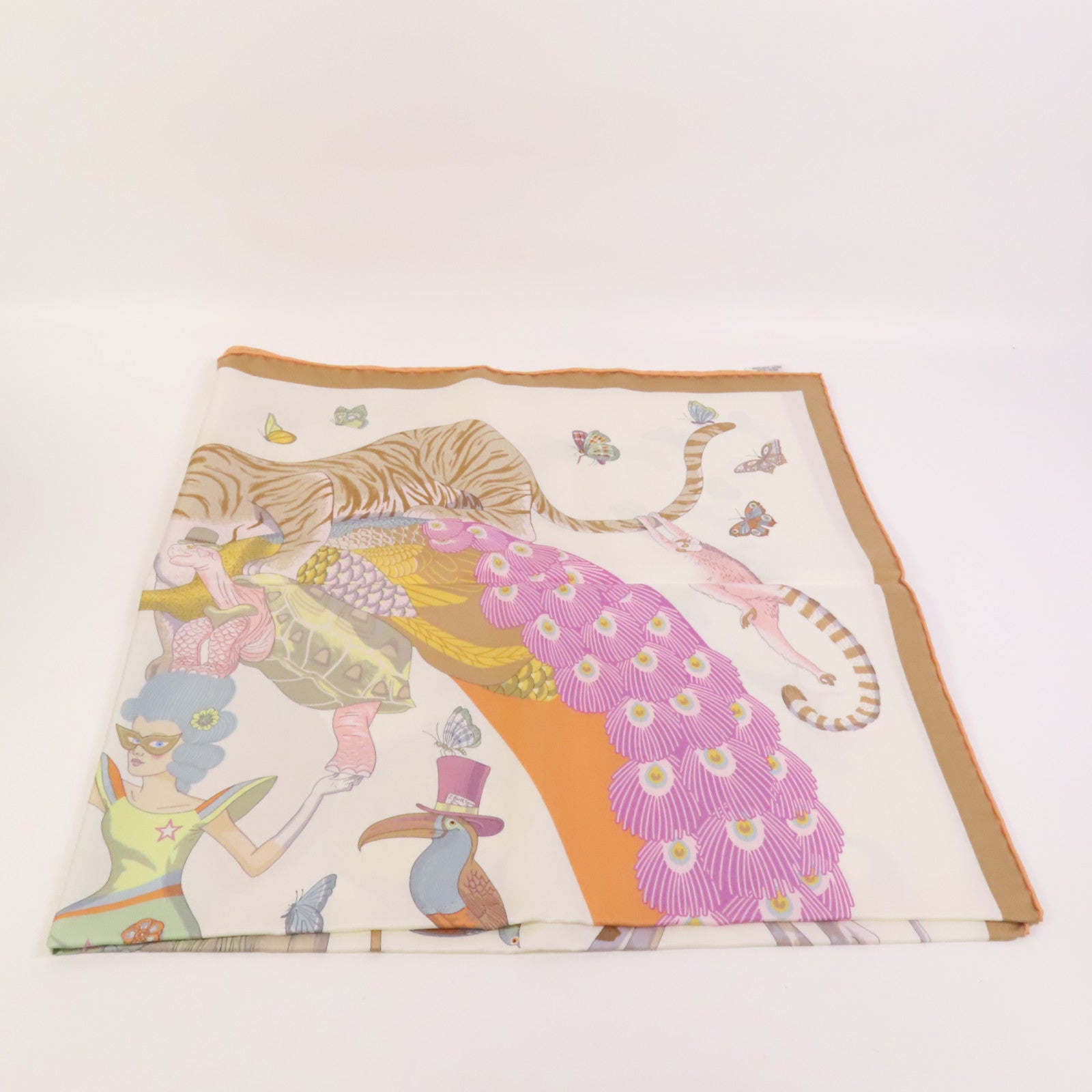 HERMES 絲質90x90絲巾