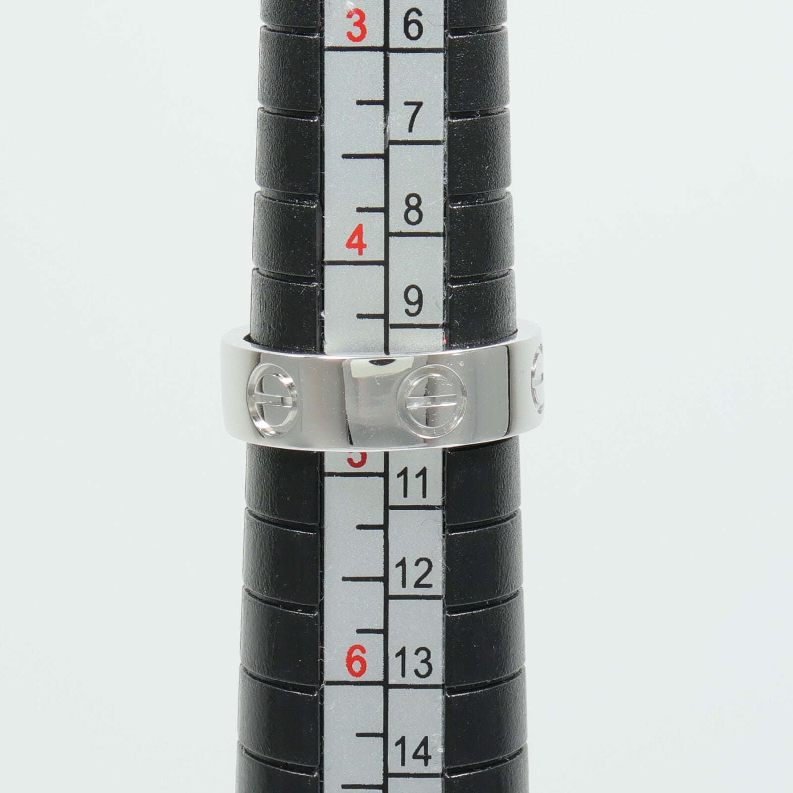 CARTIER 18K白金Love Ring戒指