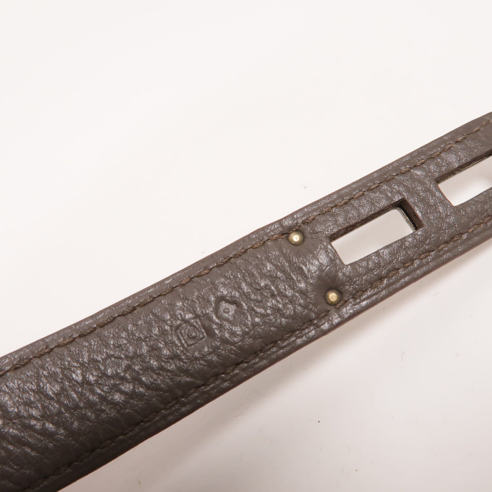 HERMES Togo皮革Kelly Depeches 34公事包Etain