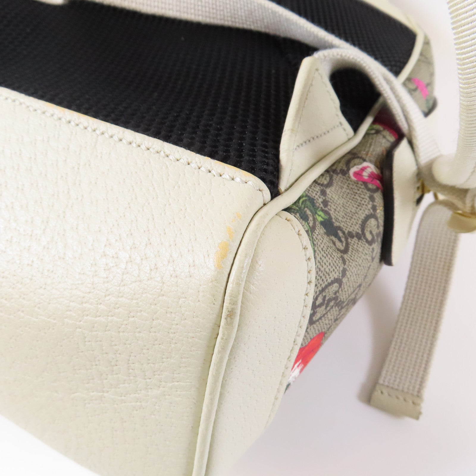 GUCCI 塗層帆布Ophidia GG Small Backpack金扣背包米色/啡色