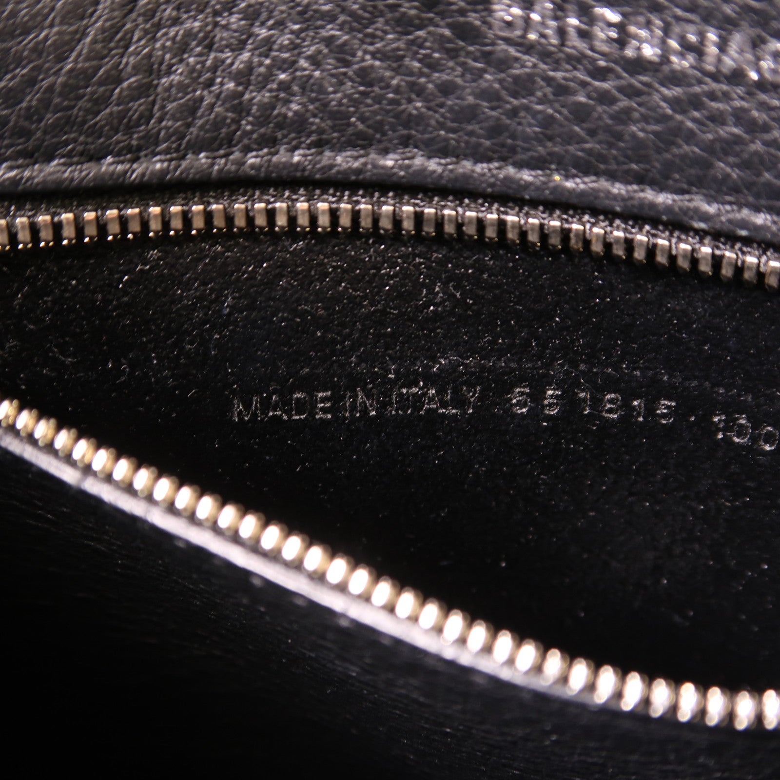 BALENCIAGA 2 Way Shoulder Bag 551815 Calfskin Leather Black