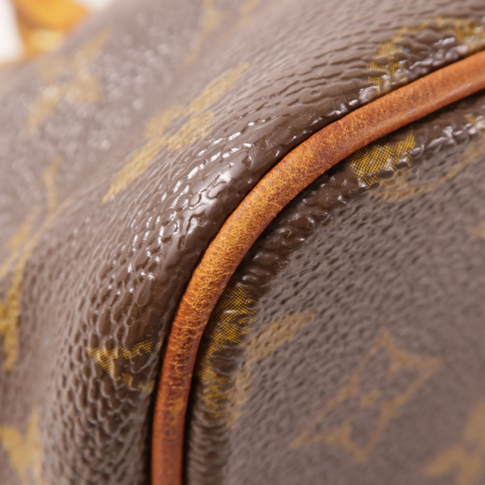 LOUIS VUITTON LV GHW Palermo PM 2 Way Shoulder Bag M40145 Monogram Brown