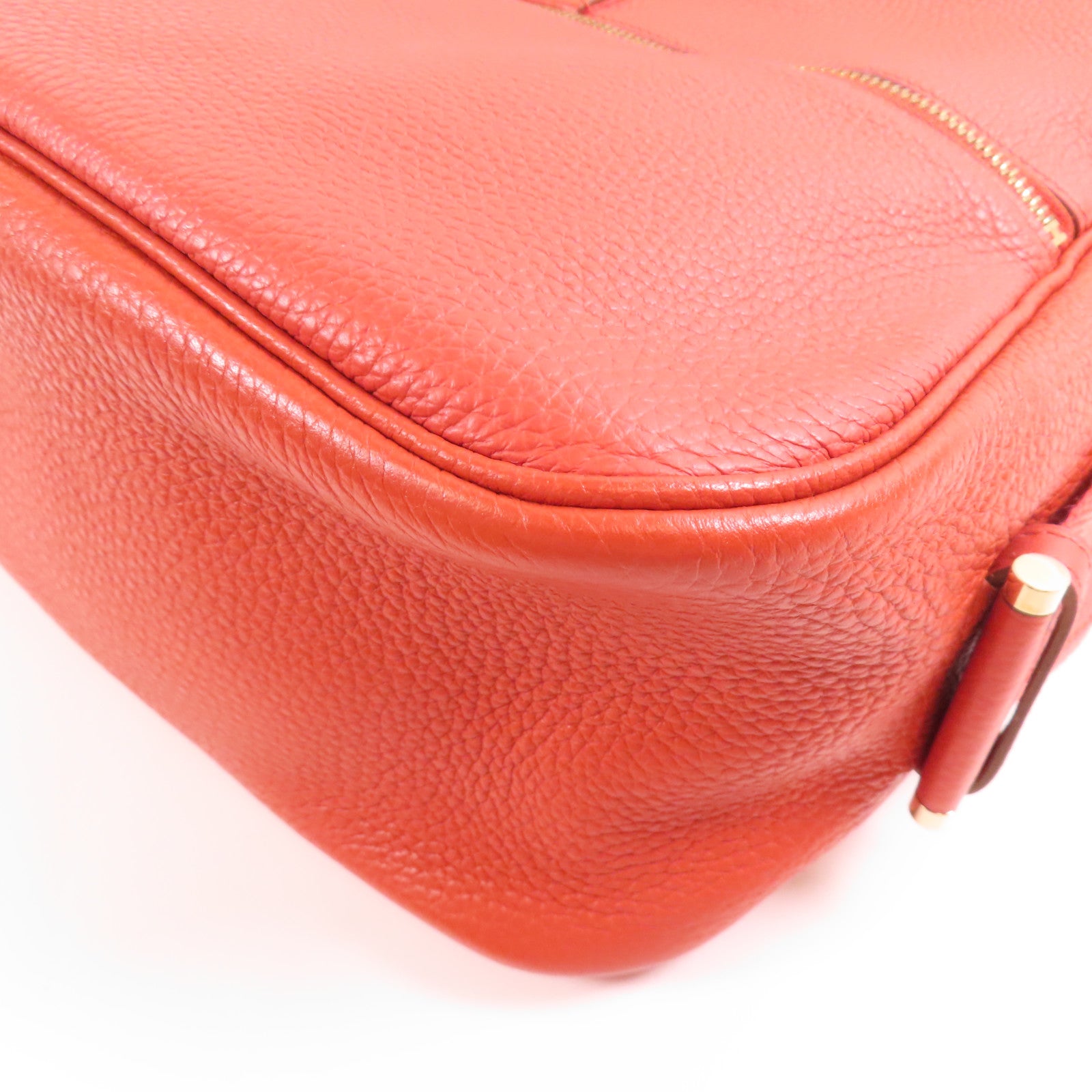 HERMES Clemence皮革Bourlingue Bag金扣肩背袋