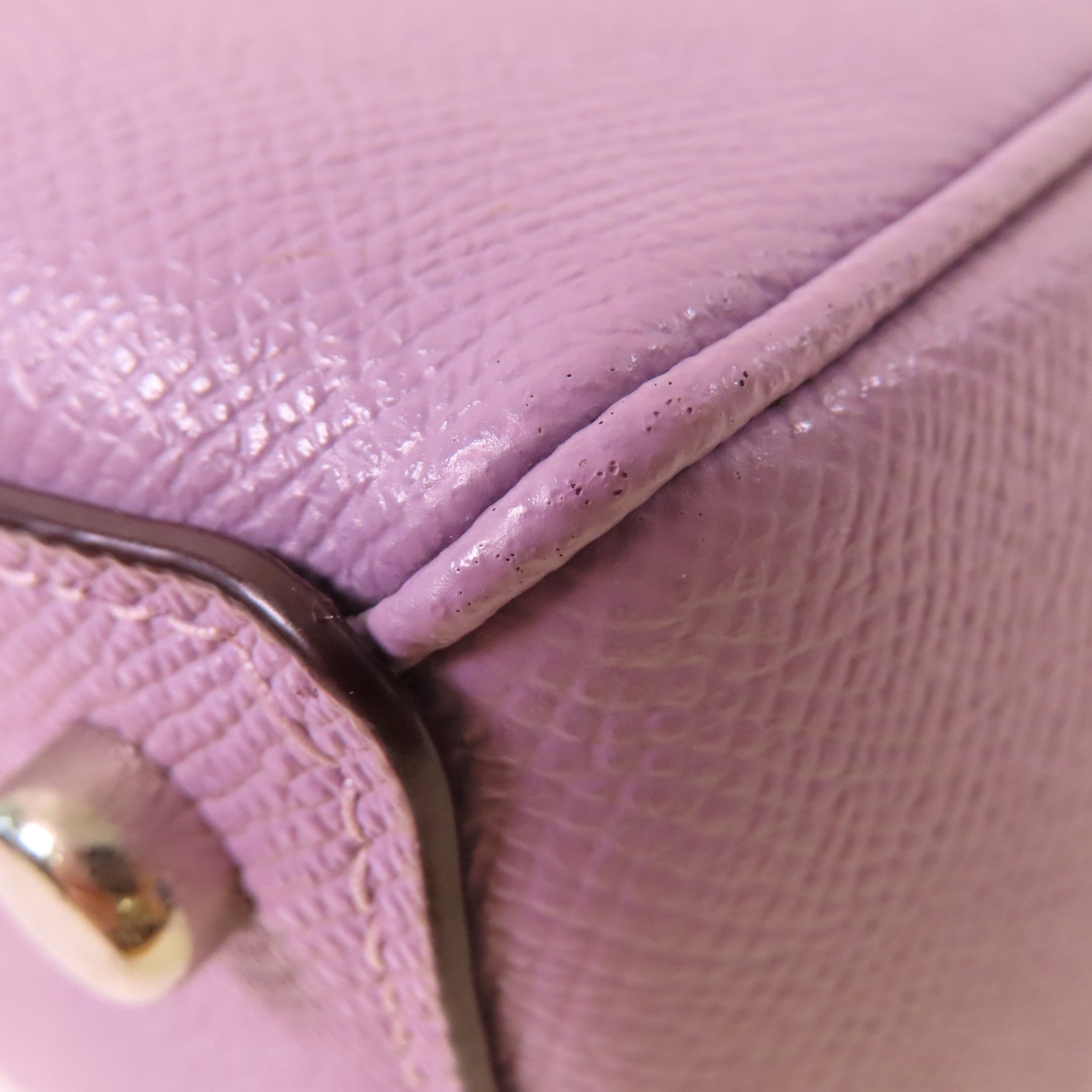 COACH 【激減優惠】牛皮皮革2Way Shoulder Bag手挽肩背兩用袋淺紫色