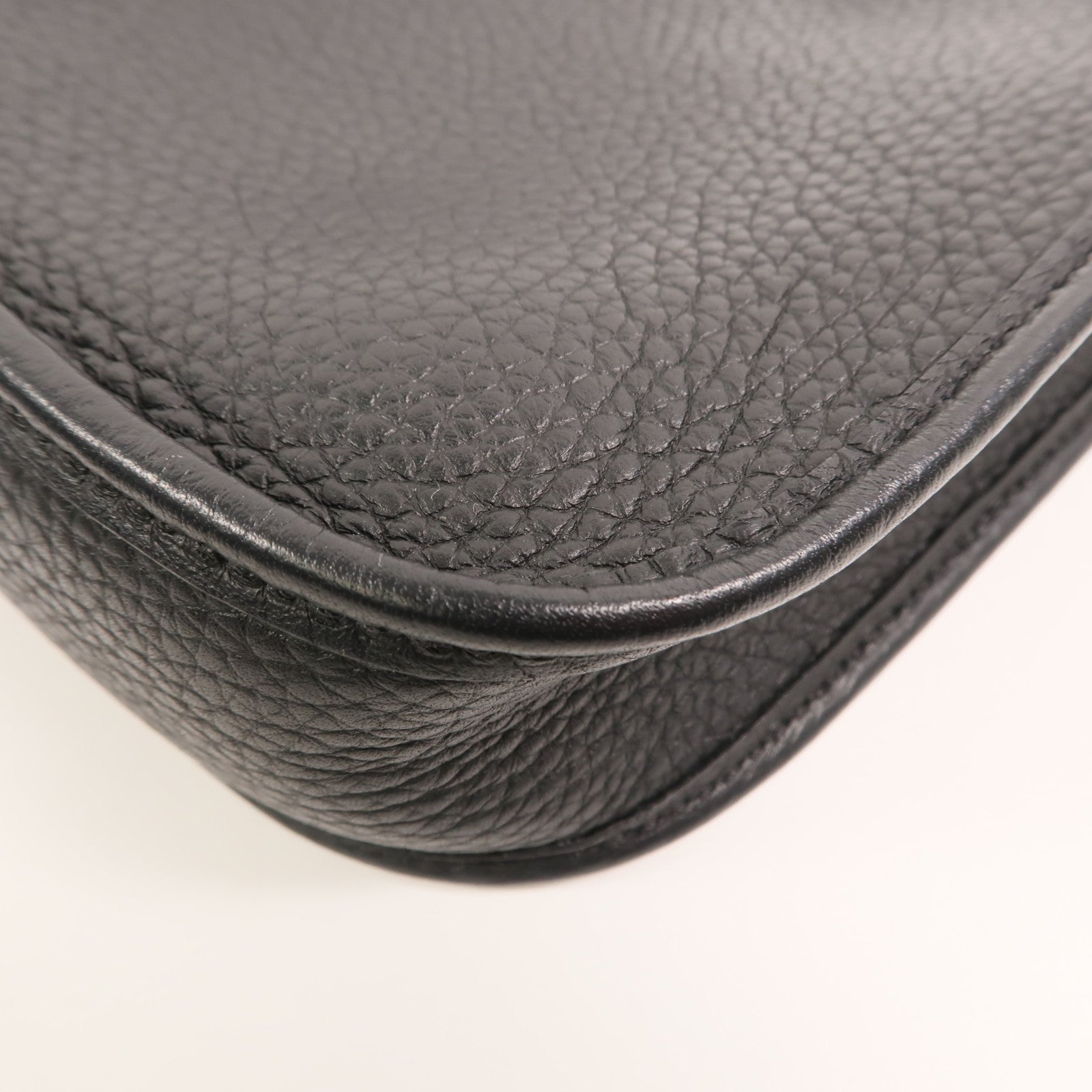 HERMES Clemence皮革Evelyne TPM肩背袋Noir