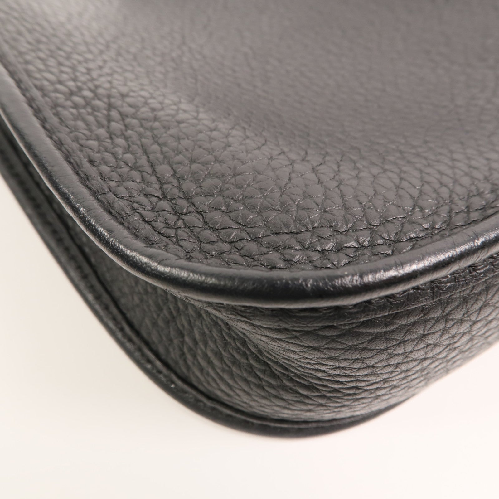 HERMES Clemence皮革Evelyne TPM肩背袋Noir