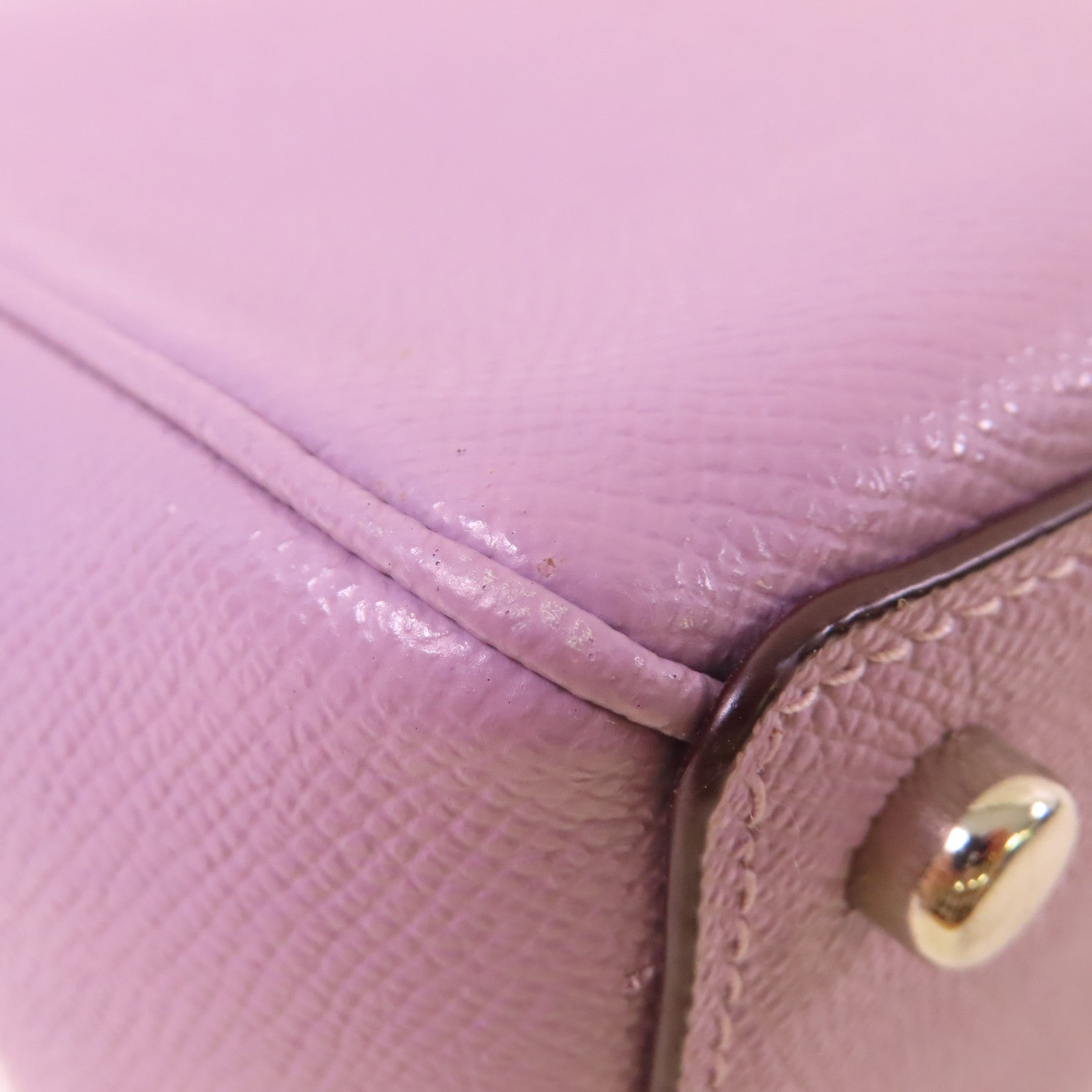 COACH 【激減優惠】牛皮皮革2Way Shoulder Bag手挽肩背兩用袋淺紫色