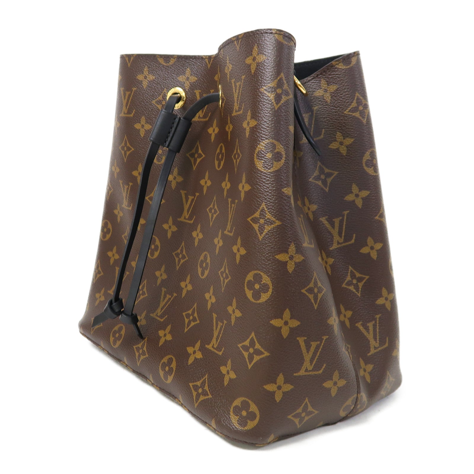 LOUIS VUITTON Monogram Neo Noe MM金扣肩背袋啡色