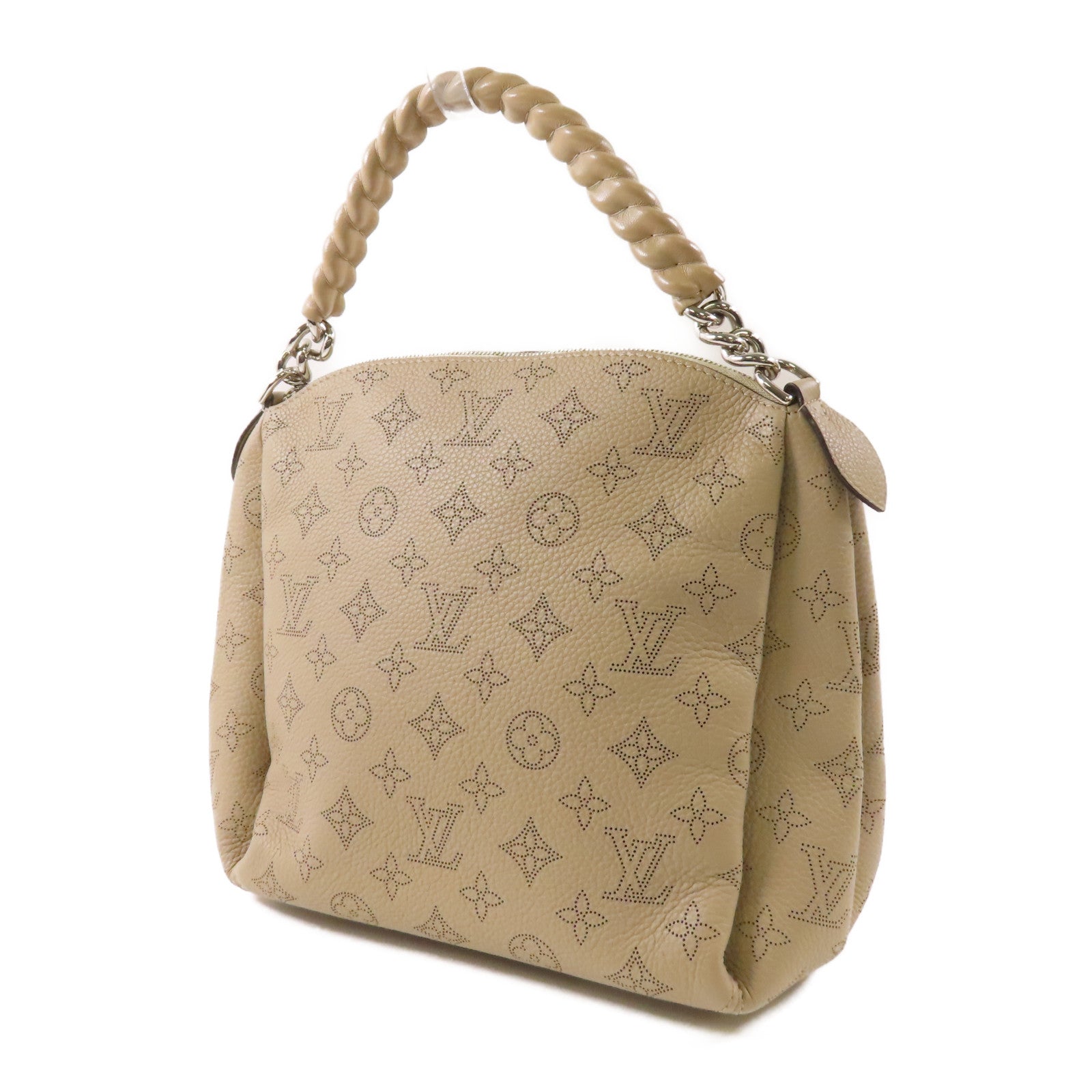 LOUIS VUITTON Mahina Babylon Chain BB銀扣手挽肩背兩用袋