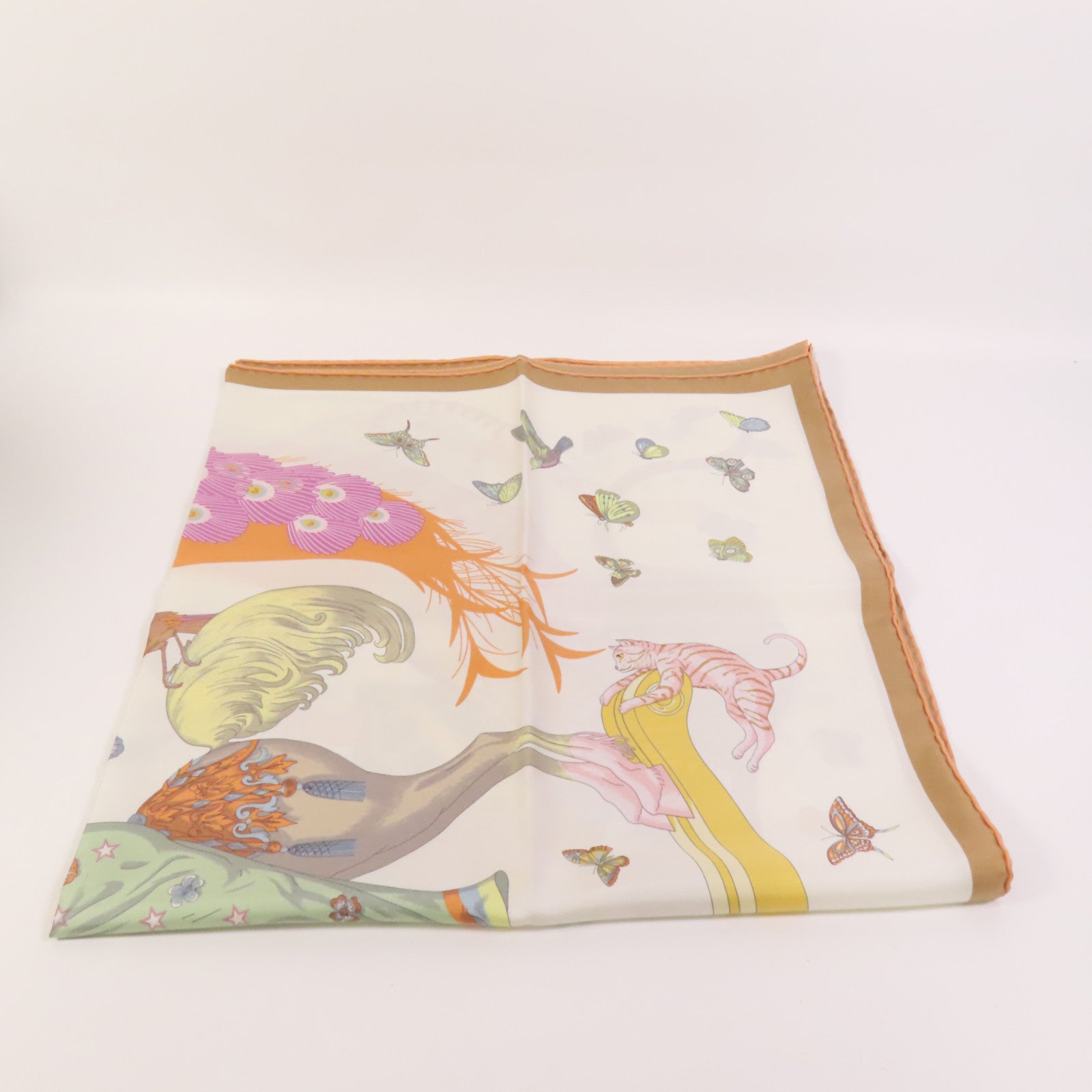 HERMES 絲質90x90絲巾