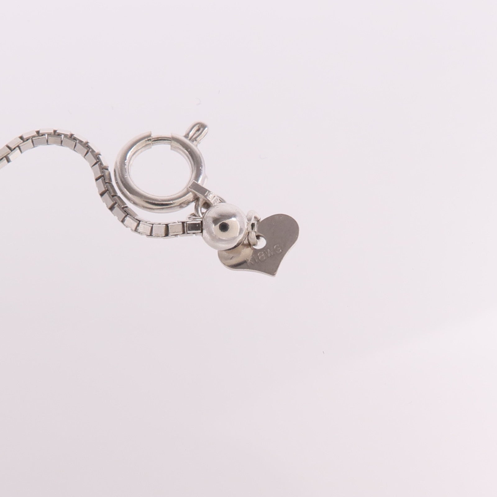 JEWELRY 【激減優惠】18K白金Sapphire Diamond Necklace藍寶石/鑽石項鍊