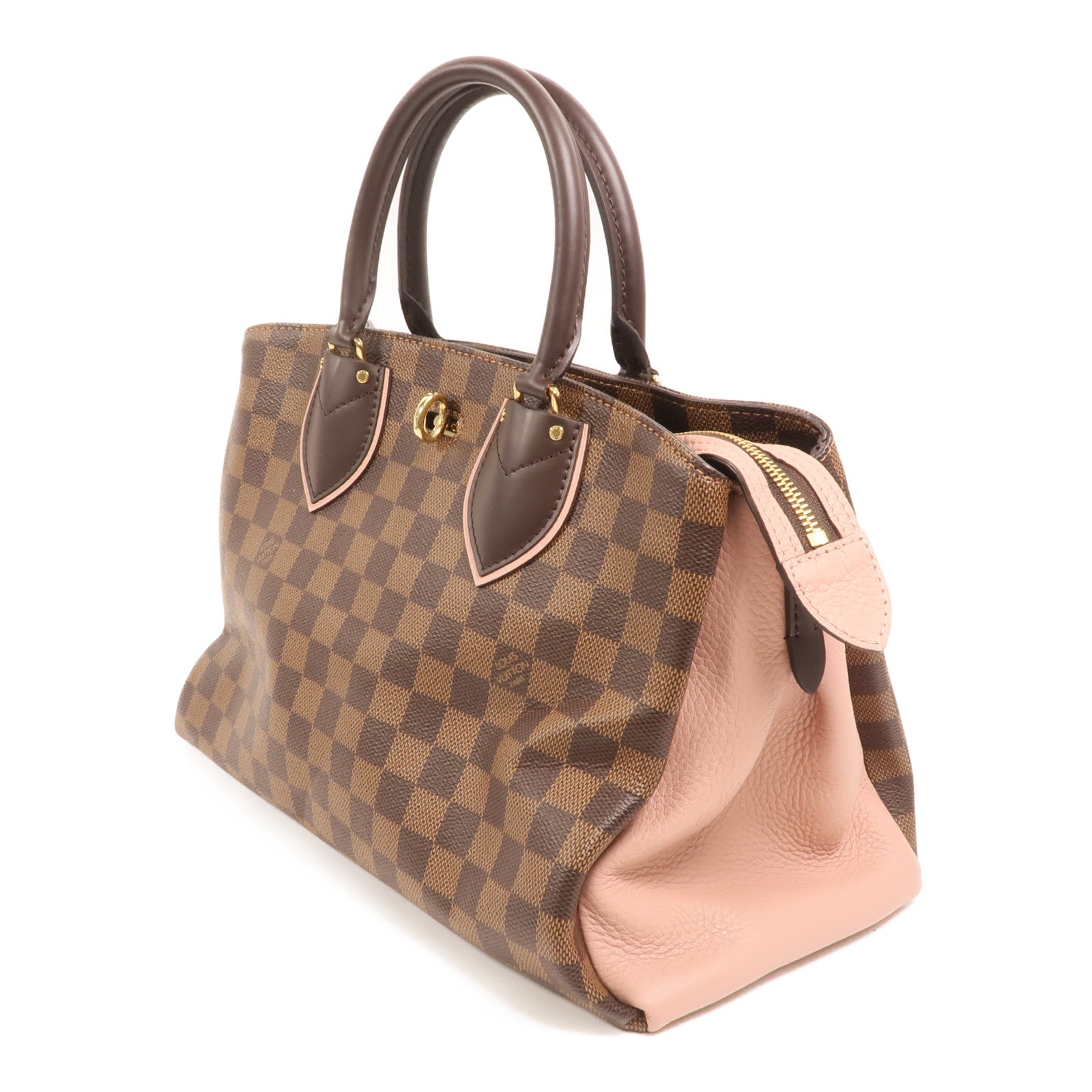LOUIS VUITTON Damier Normandy金扣手挽肩背兩用袋